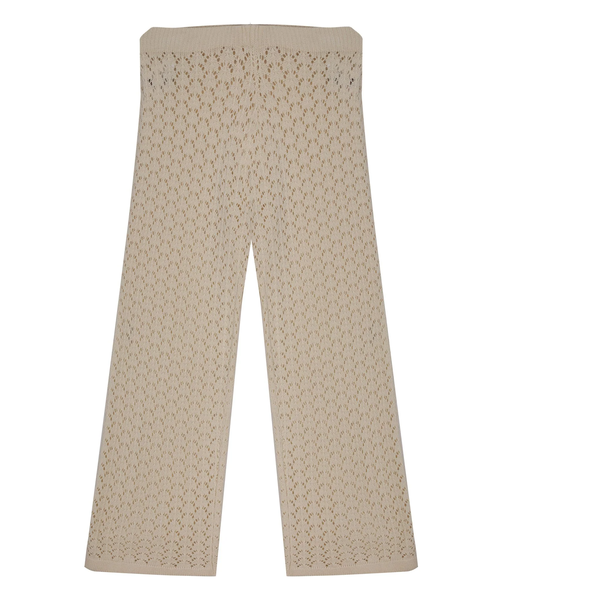 Pantalon en crochet 7/12 ans - Blanc - Image 2