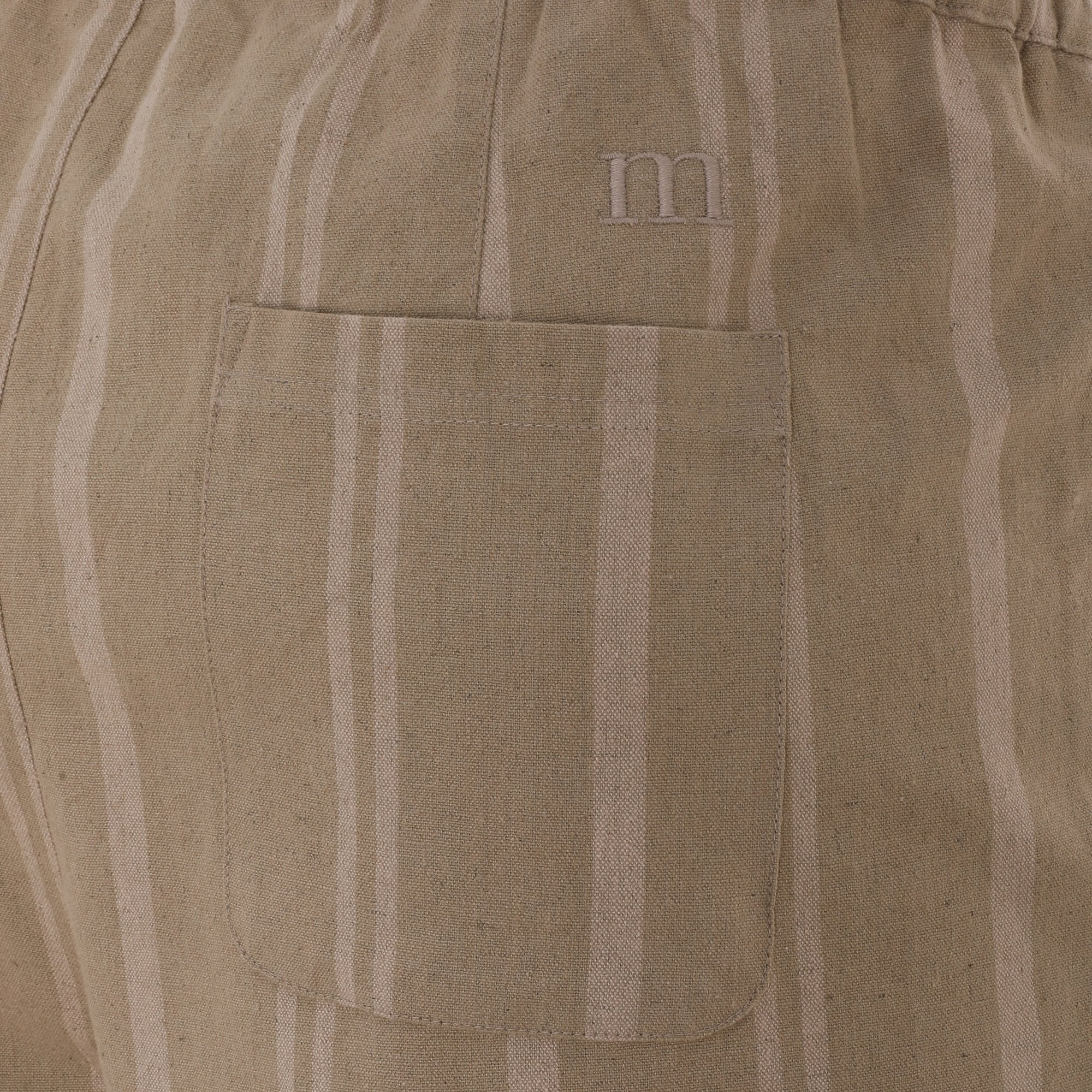 PANTALON EN LIN COTON AVEC CORDON DE SERRAGE DU 38 AU 46 - Image 4
