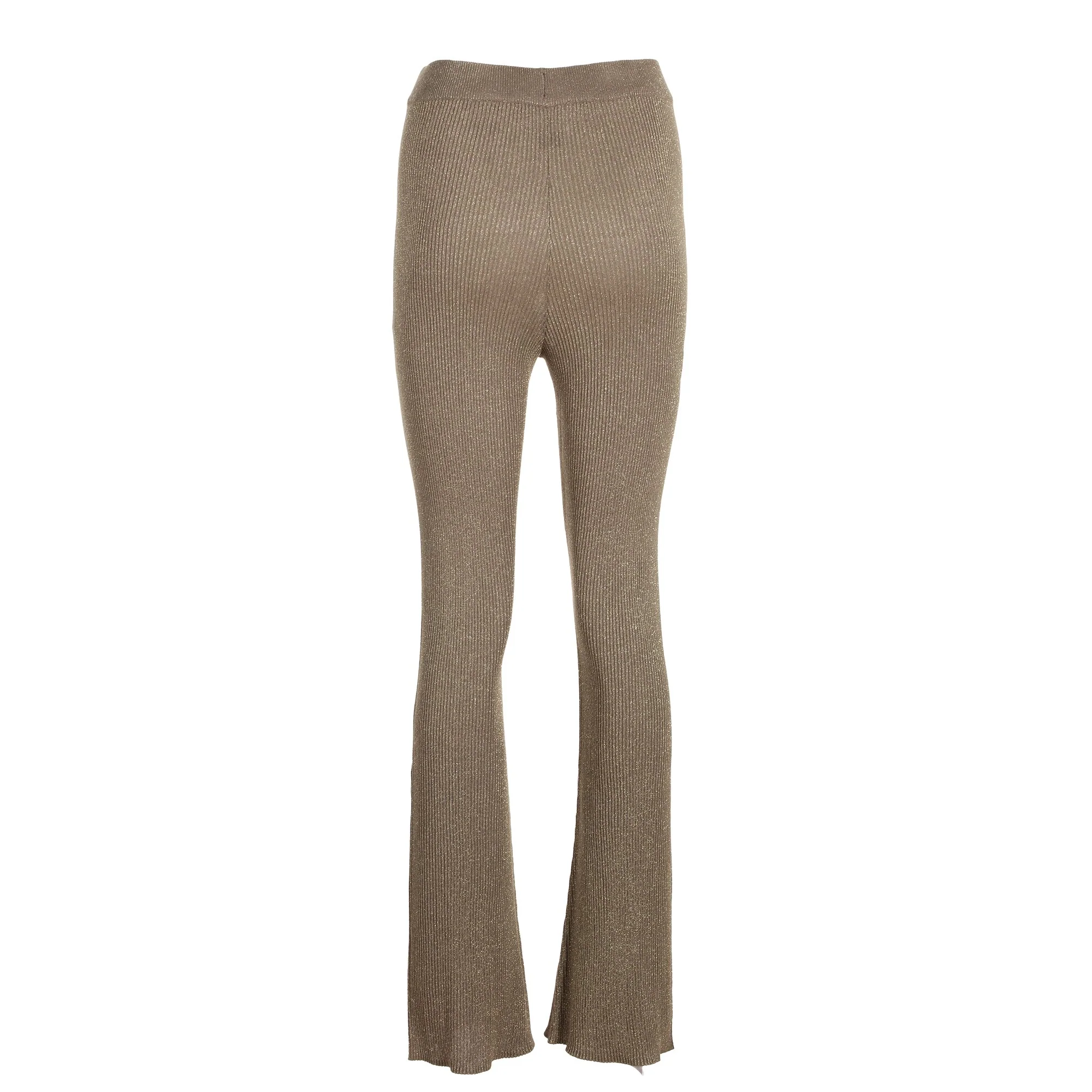 Pantalon en maille brillante OR - Or - Image 2