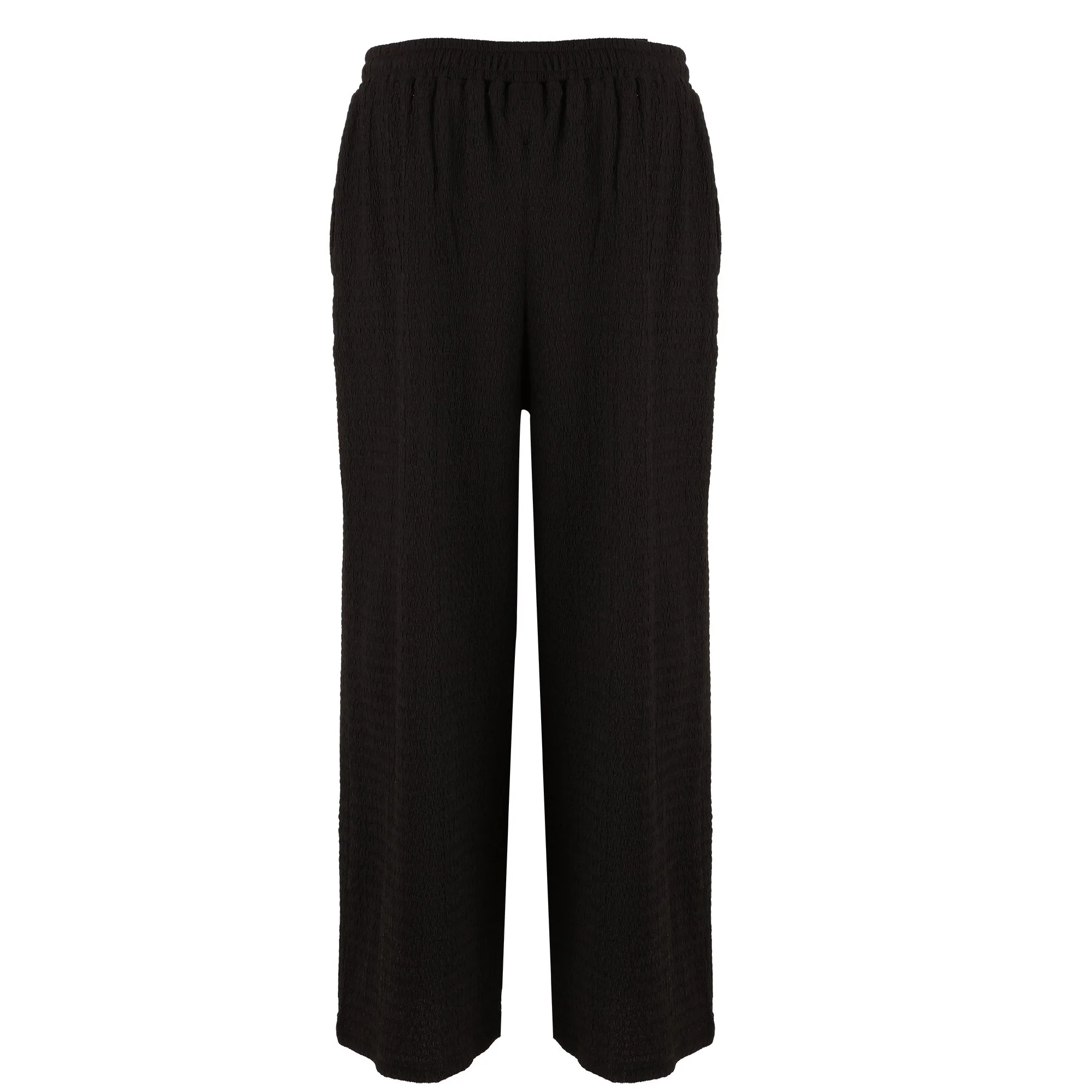 Pantalon en maille - Noir - Image 2