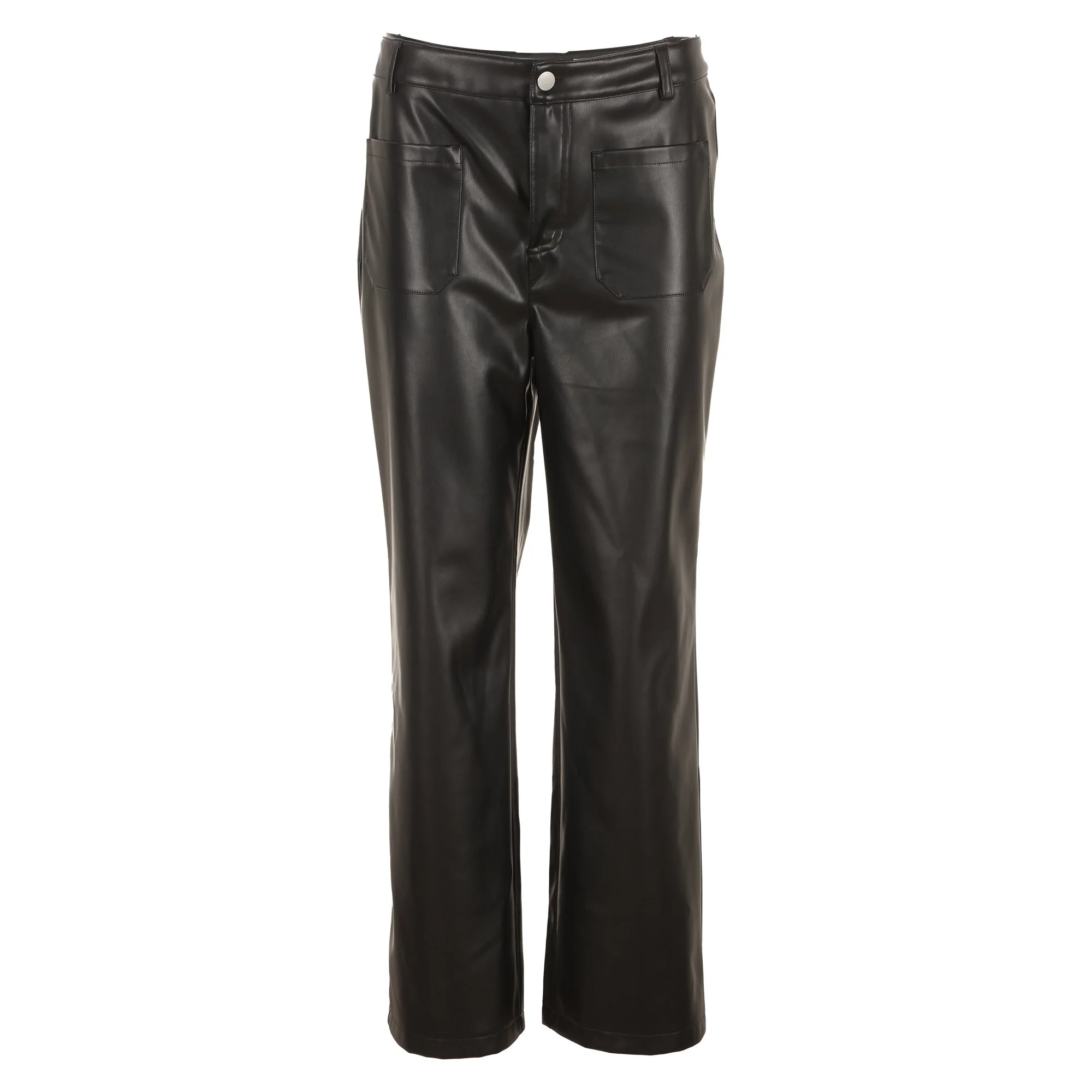 Pantalon en similicuir - Noir
