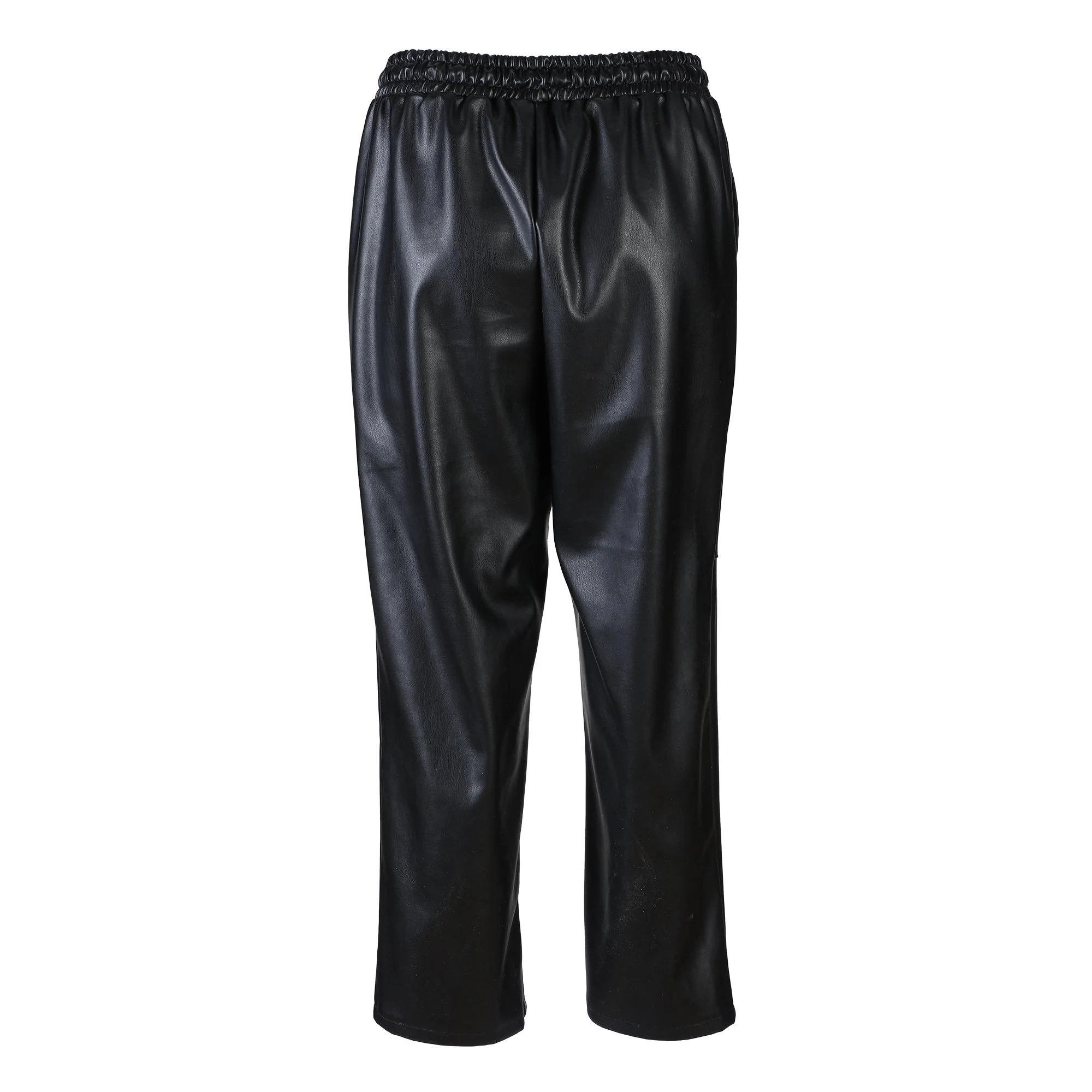Pantalon faux cuir  - Noir - Image 2