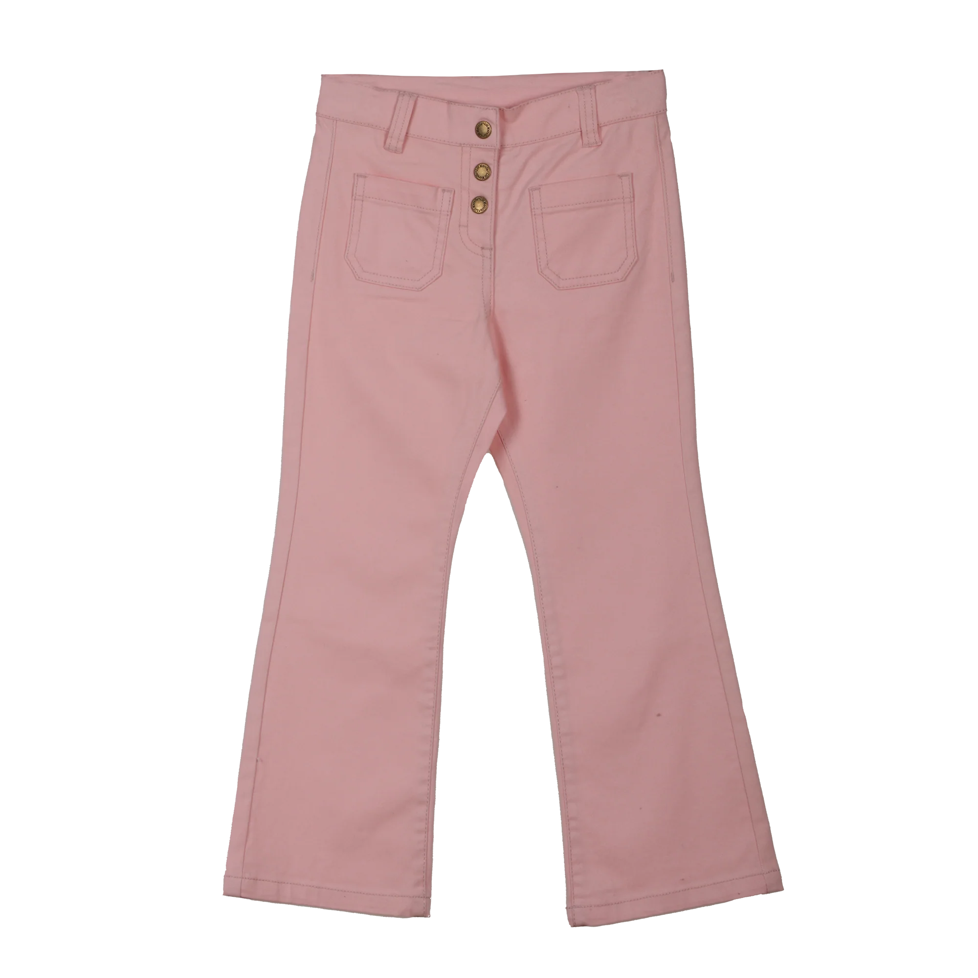 Pantalon flare 7/12 ans - Rose