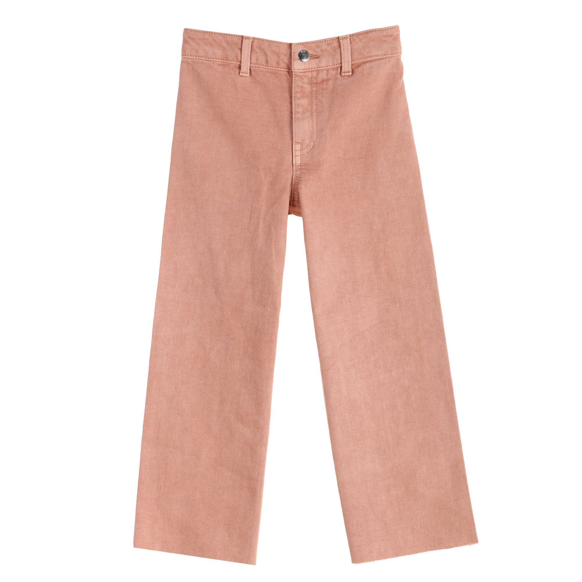 Pantalon jambes larges  - Rose foncé