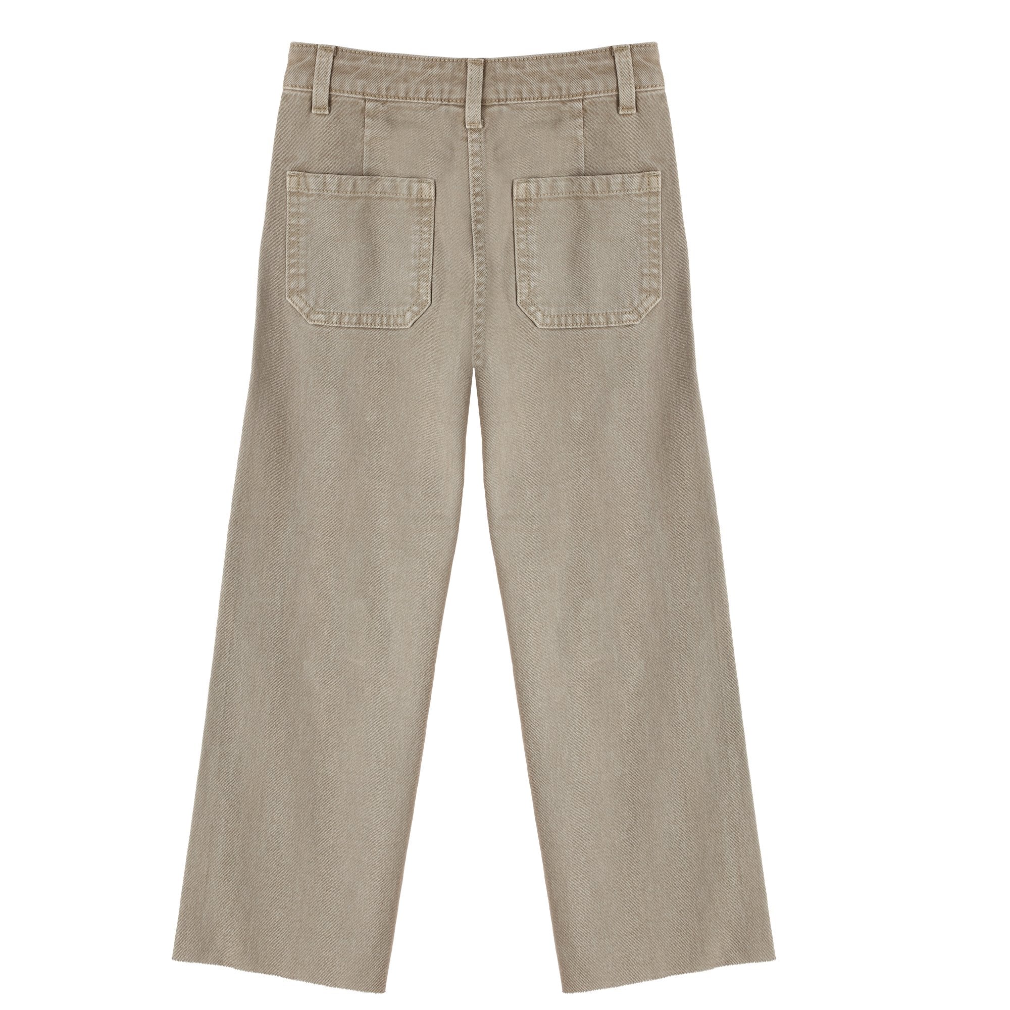 Pantalon jambes larges  - Vert - Image 2