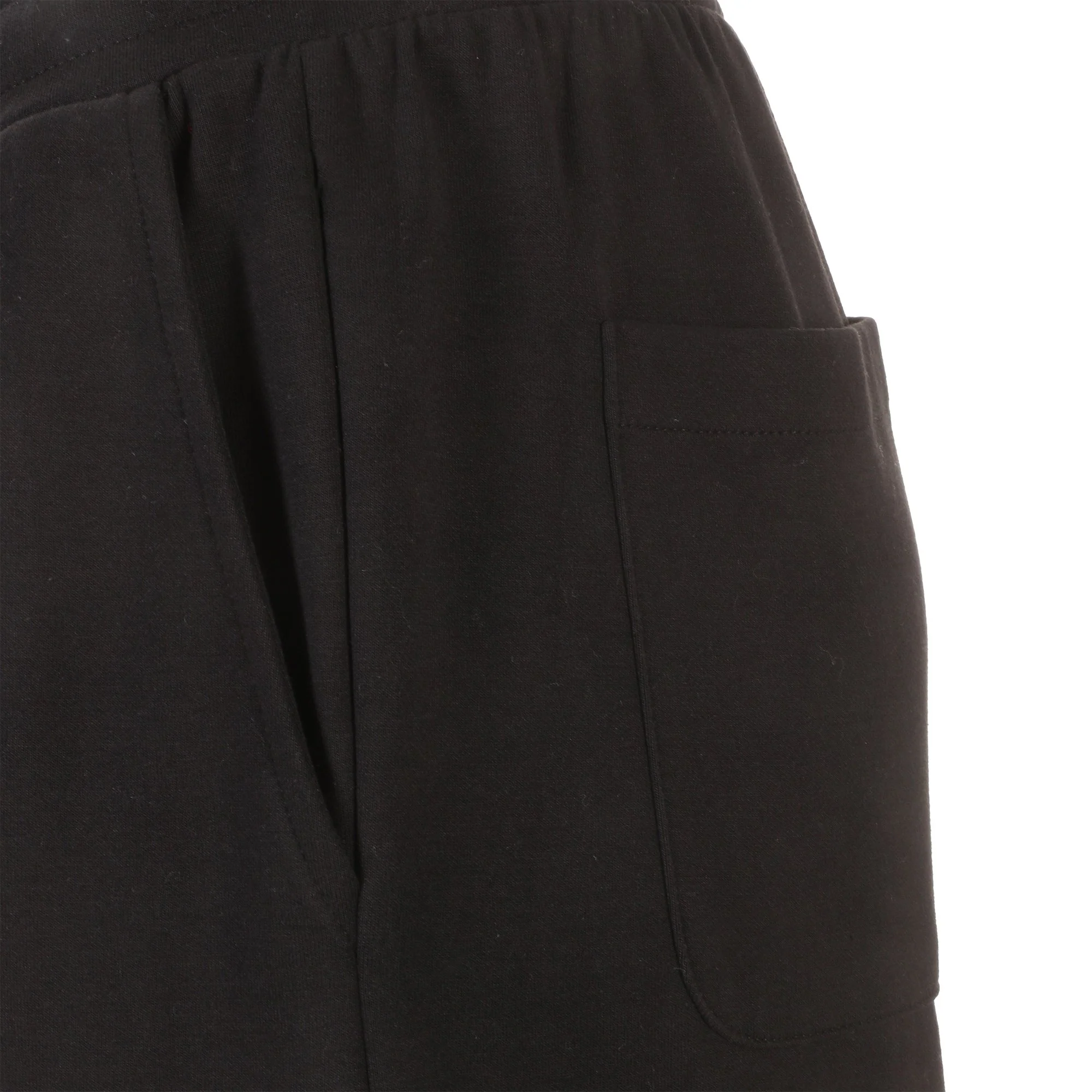 Pantalon large en maille  - Noir - Image 3