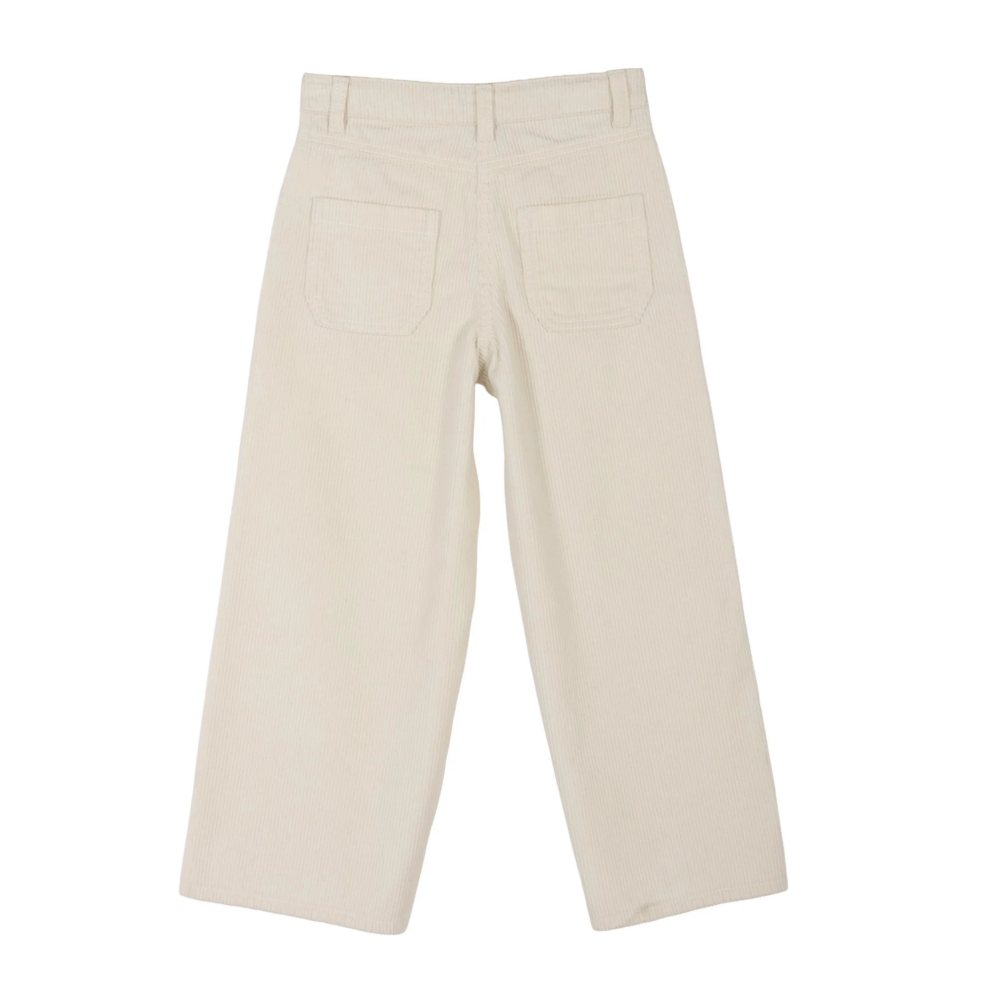 Pantalon velours wide leg 3-12 ans  - Beige - Image 2