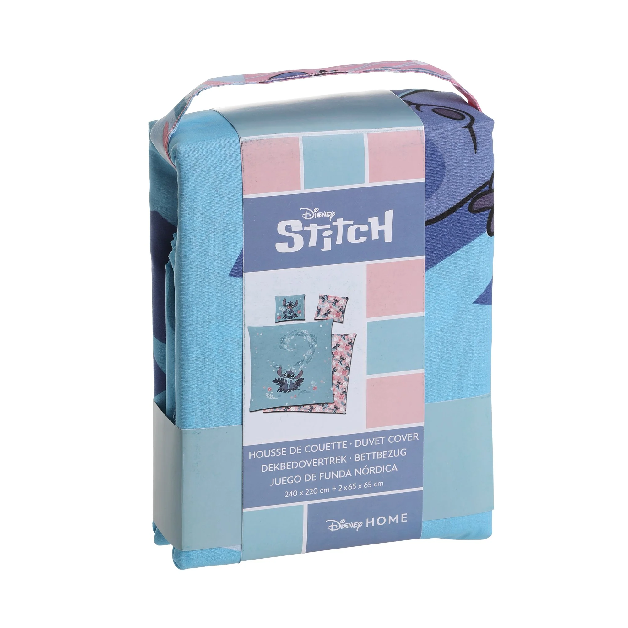 Parure de lit 2 personnes Stitch - Bleu
