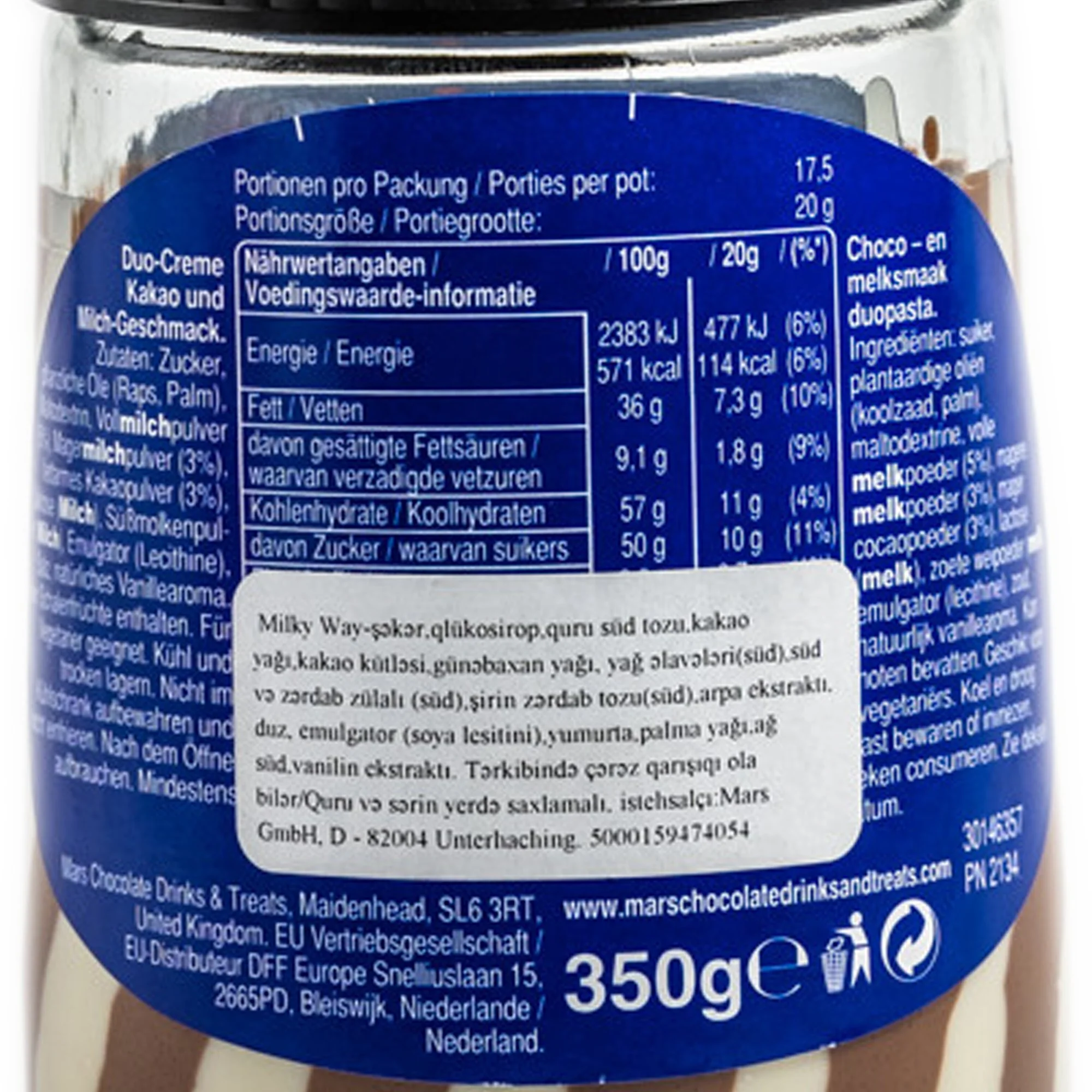 Pâte à tartiner Milky way - Image 2