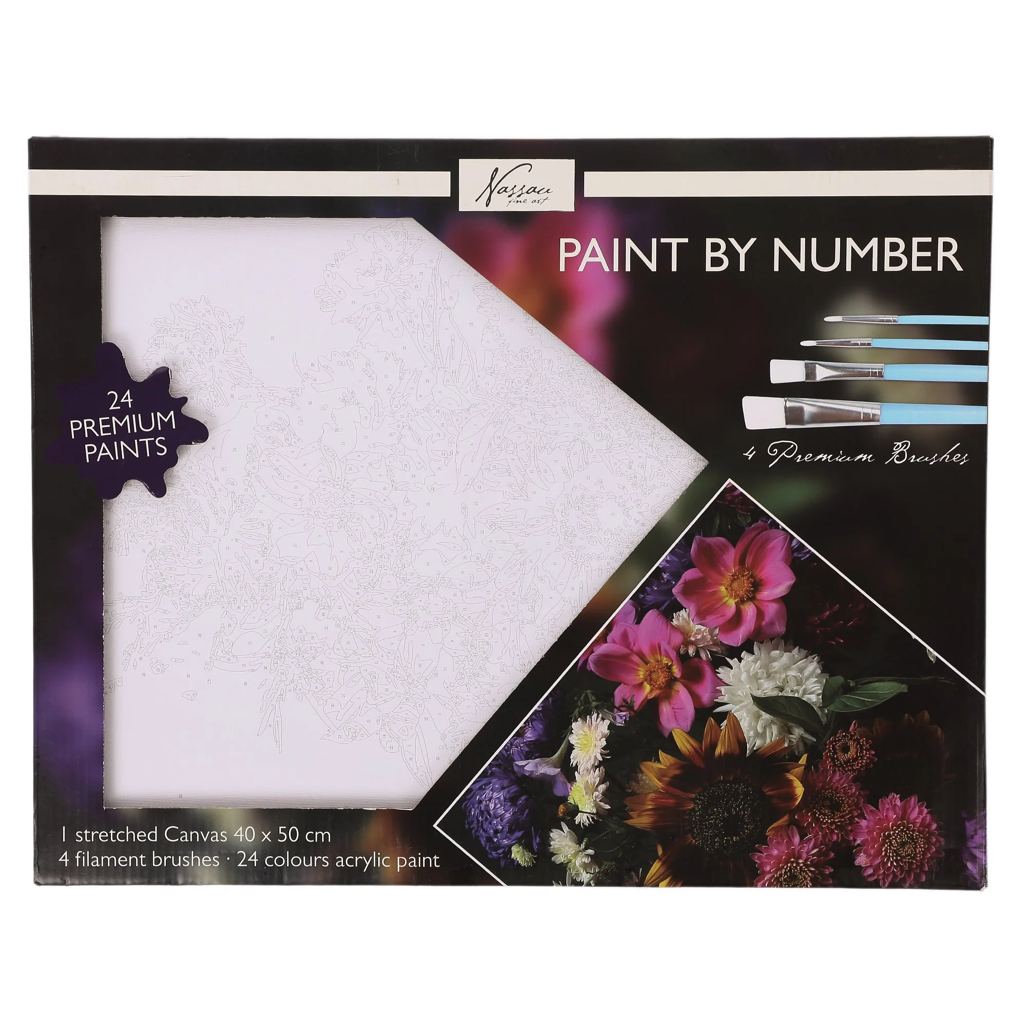 Peinture par numeros Bouquet de fleurs