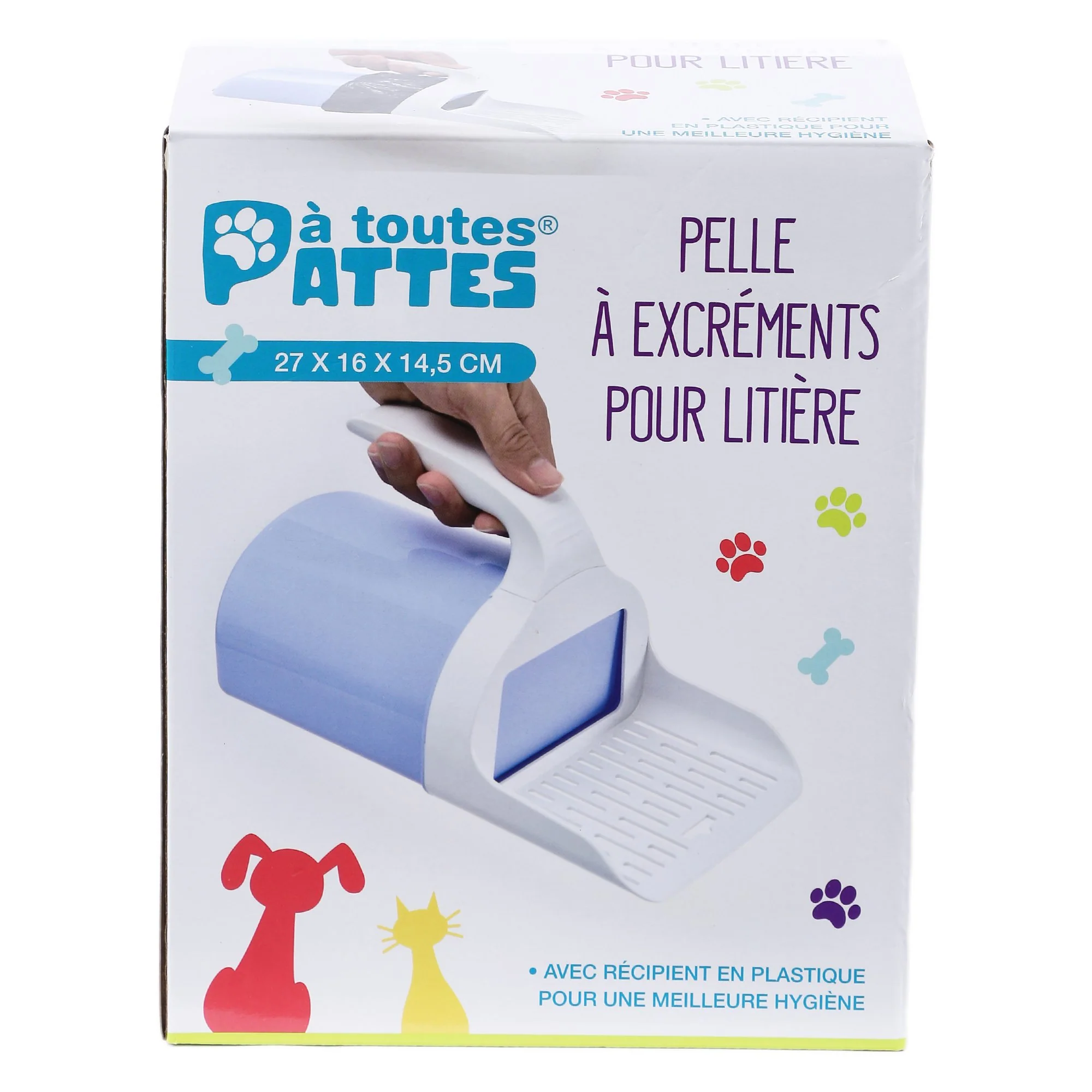 Pelle à excréments pour litière