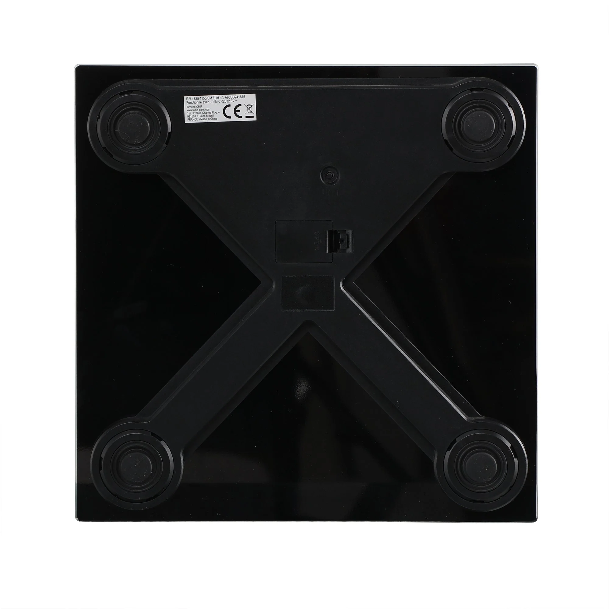 Pèse personne électronique ultra plat  - Noir - Image 3