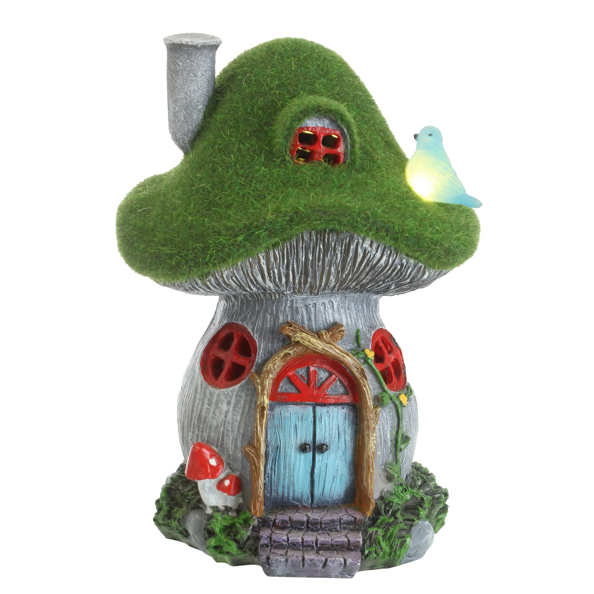 Petite maison d'extérieur lampe solaire  - Jaune - Image 6