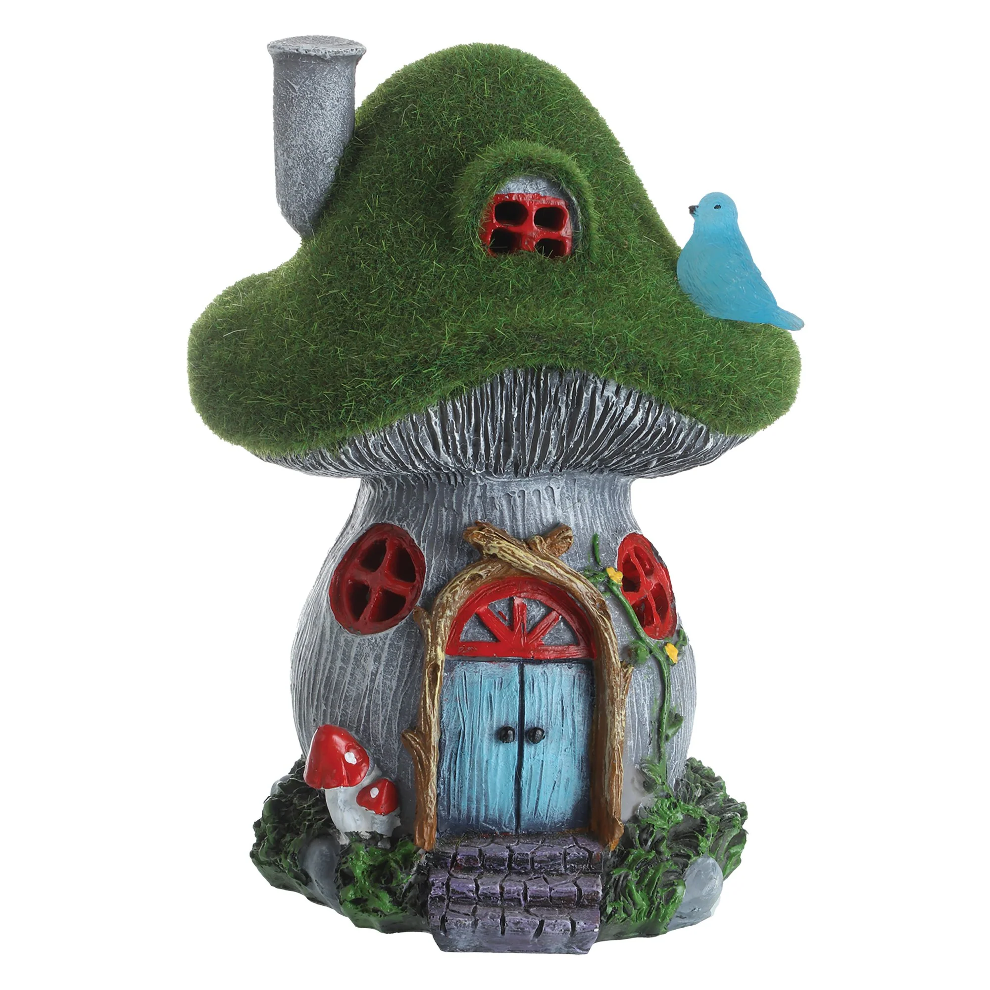 Petite maison d'extérieur lampe solaire  - Rouge - Image 5