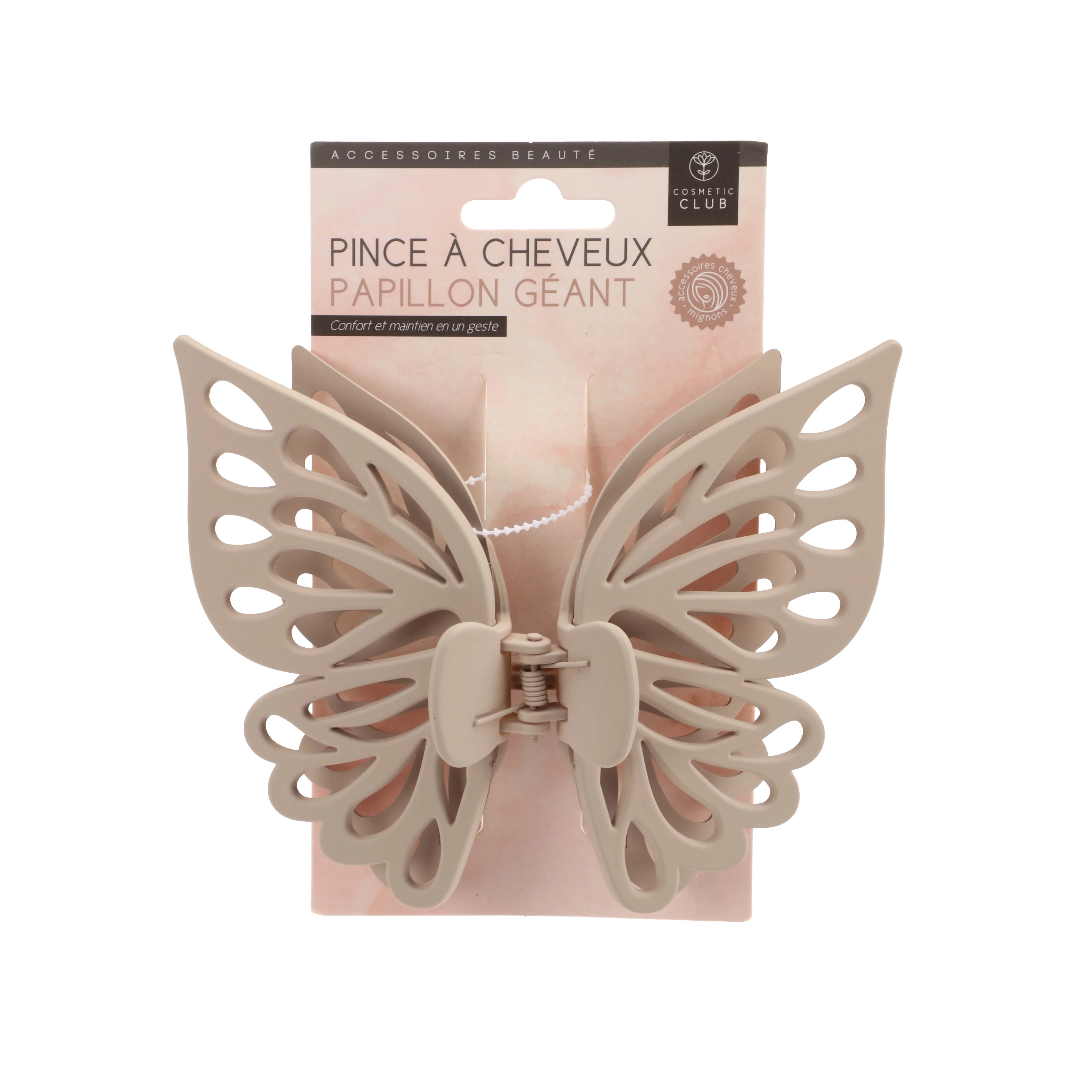 Pince papillon géante pour cheveux
