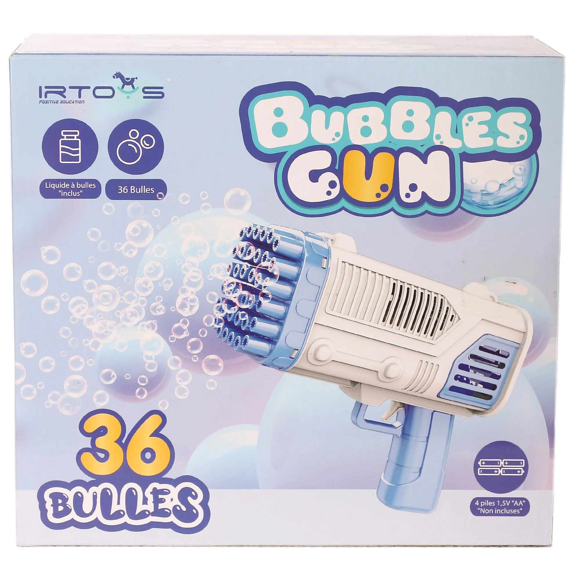 Pistolet à bulles - Bleu - Image 3