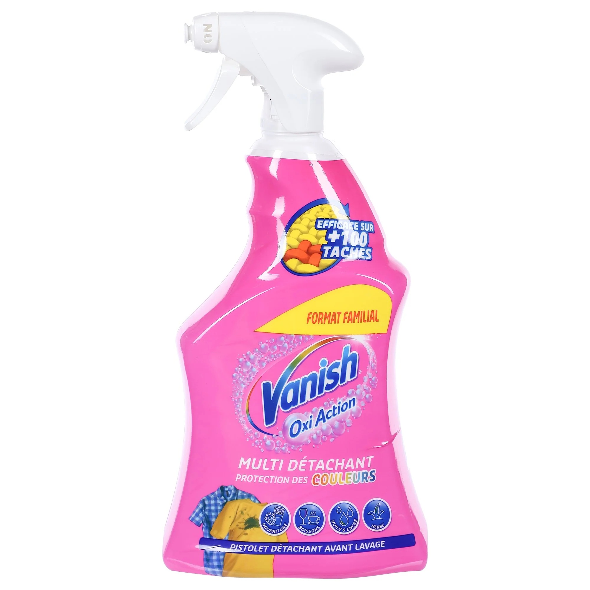 Pistolet détachant avant-lavage oxi action