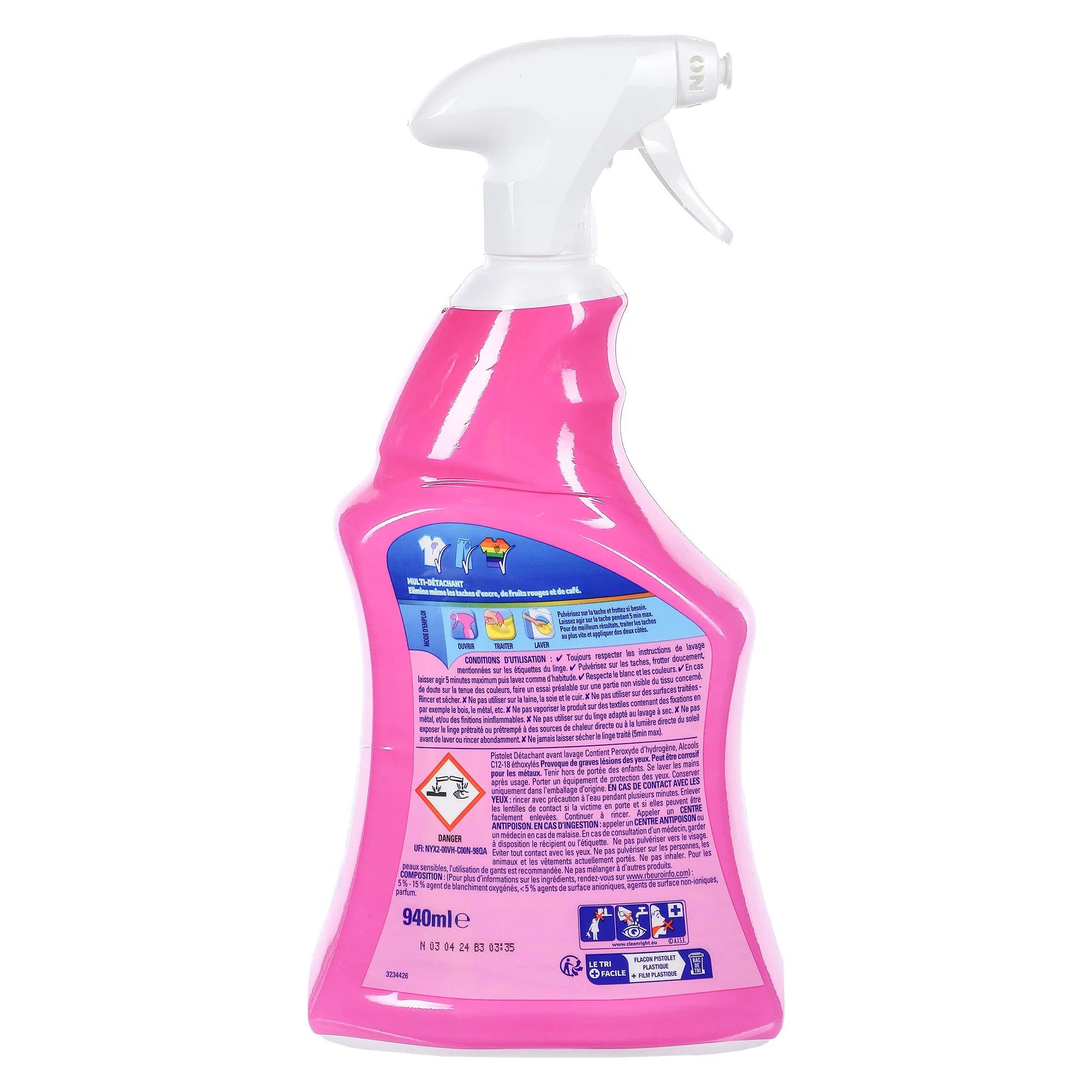 Pistolet détachant avant-lavage oxi action - Image 2