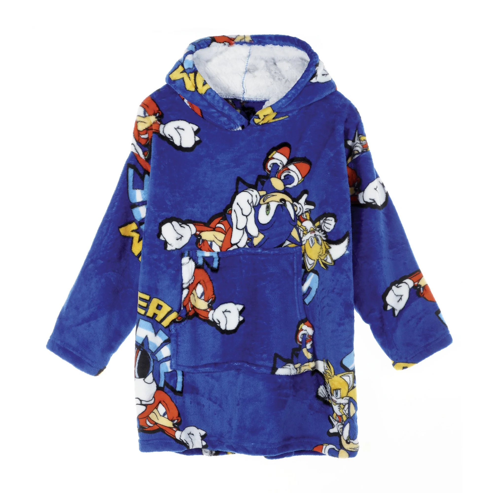 Plaid sweat multi licences enfant - Bleu