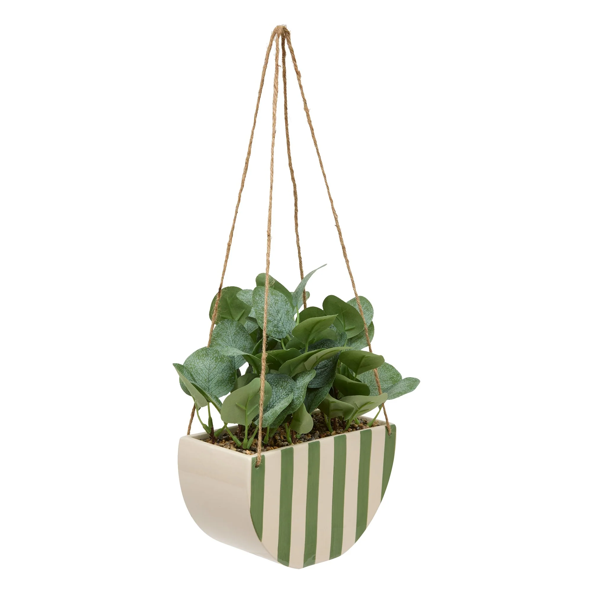 Plante suspendue pot à rayures - Image 6