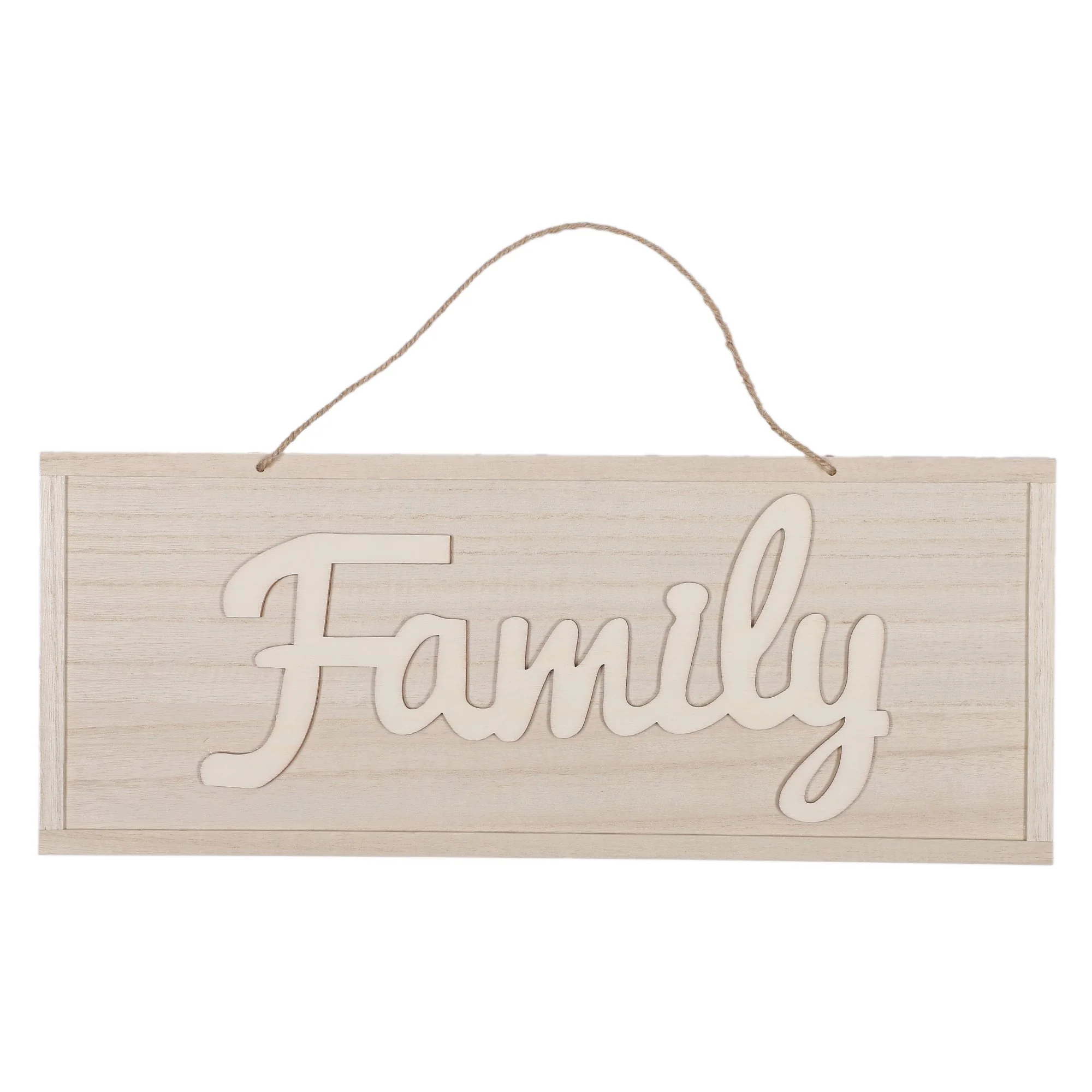 Plaque décorative à peindre family