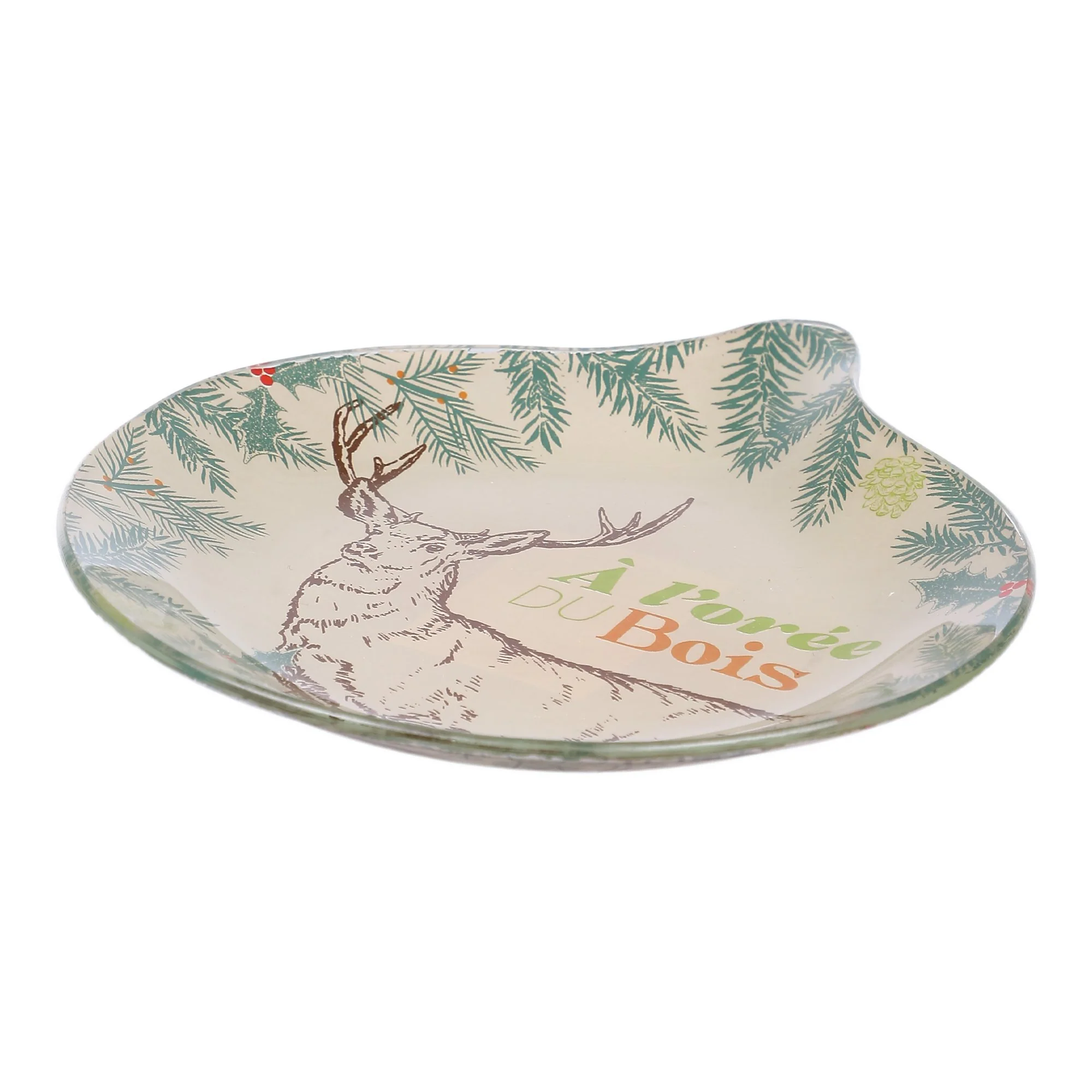 Plat boule de Noël - Vert - Image 2