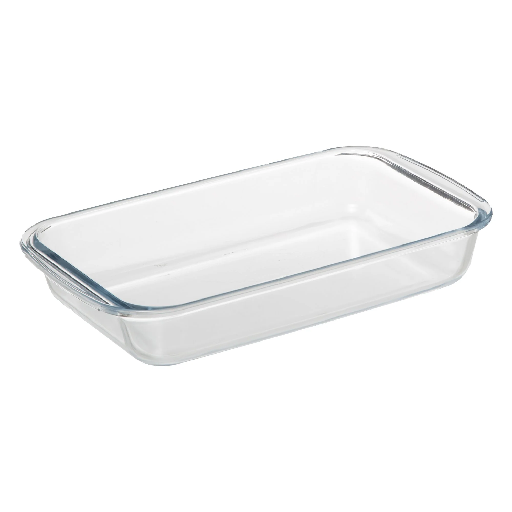 Plat rectangle en verre avec couvercle en bambou - Image 3