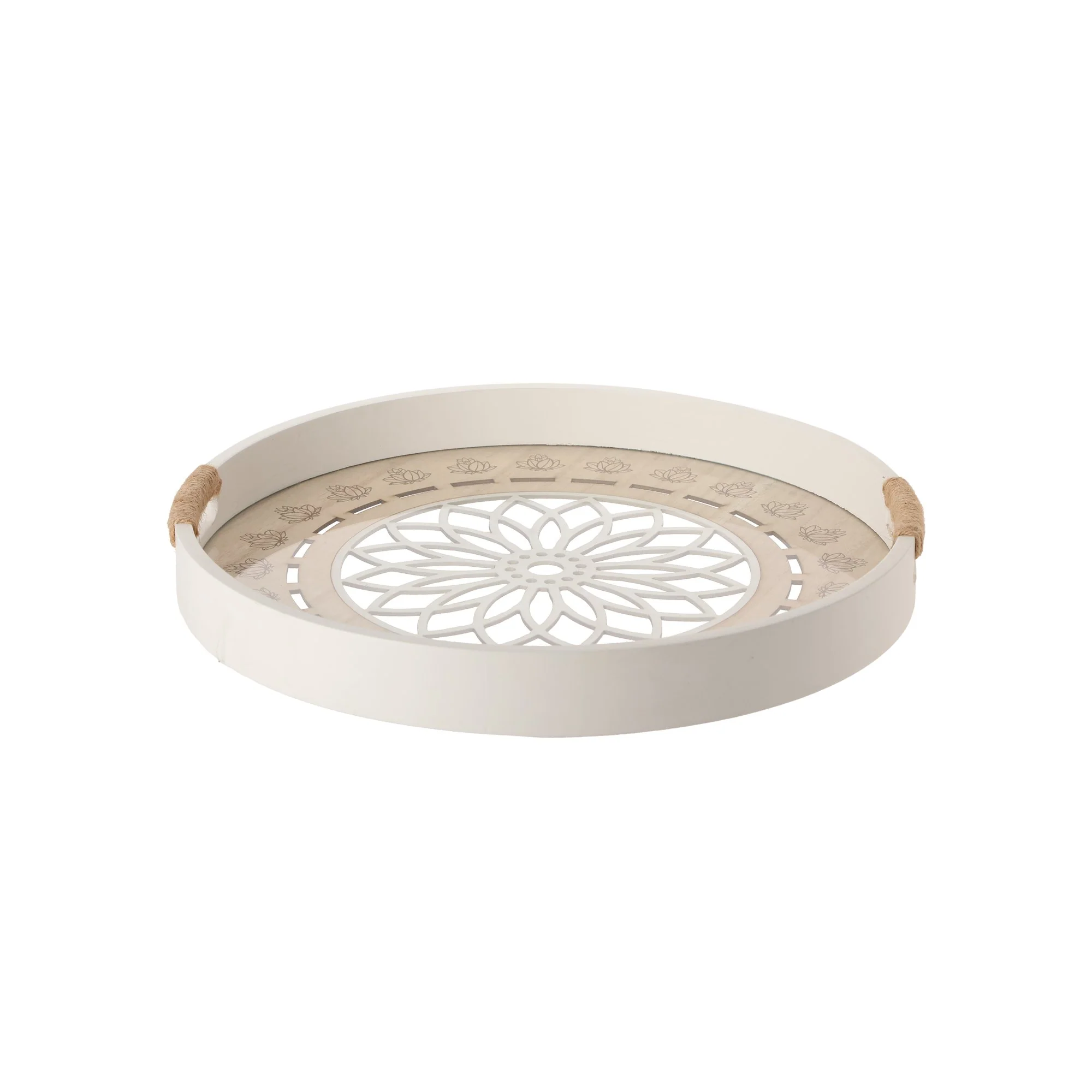 Plateau décoratif rond 35X4.5cm