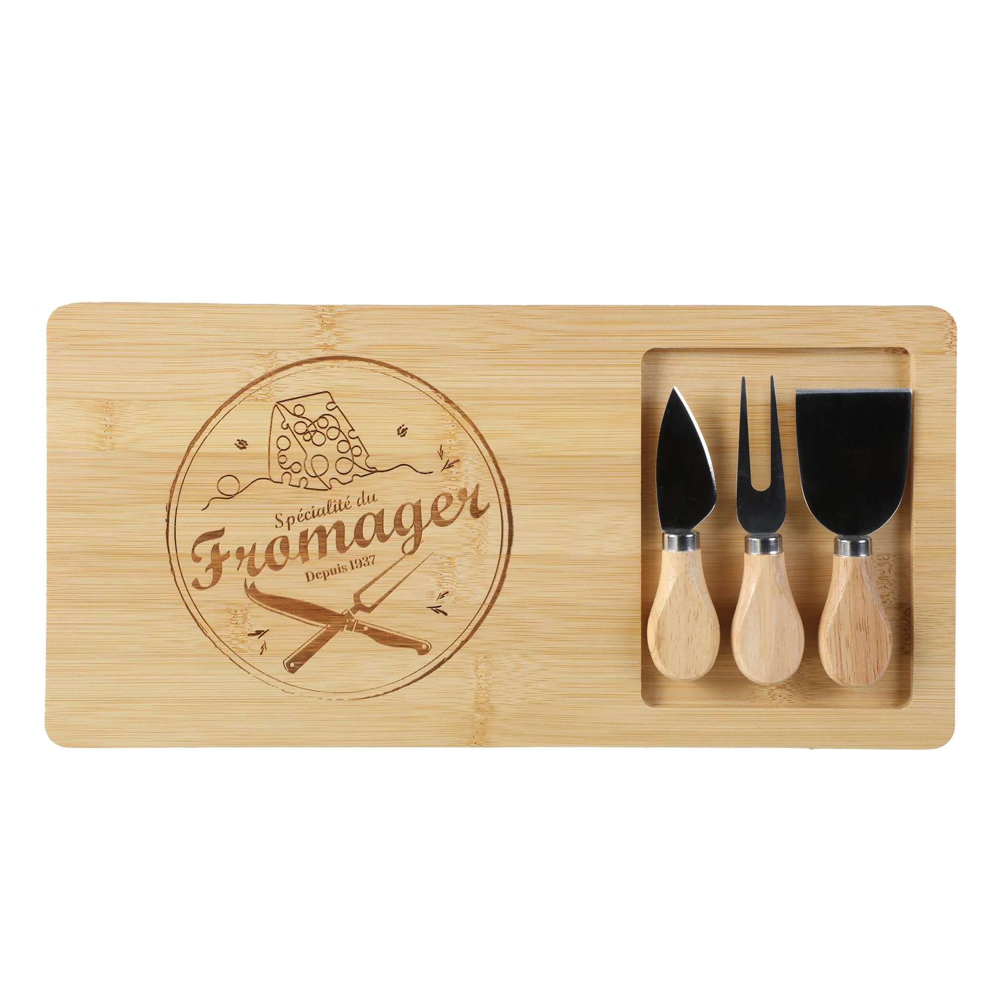 Plateau fromage + 3 couteaux