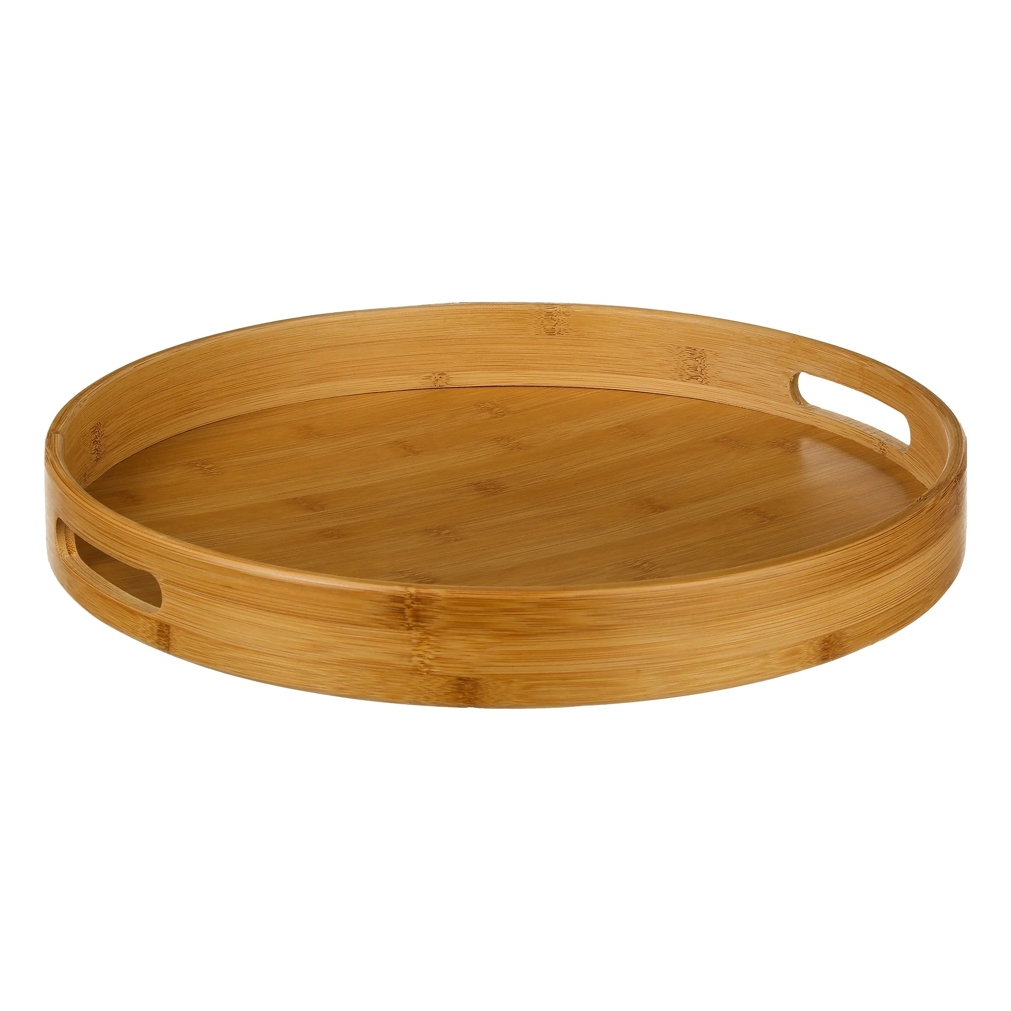 Plateau rond bambou - Image 2
