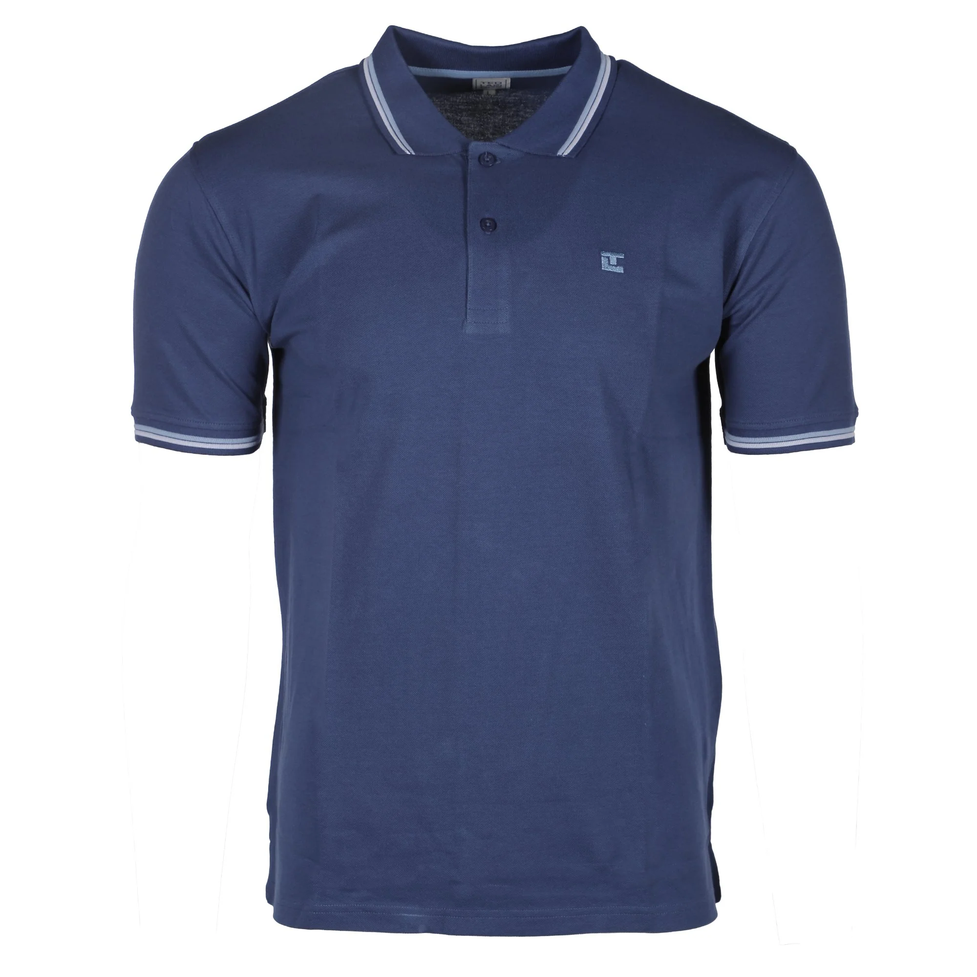 Polo manches courtes basic royal blue  - Bleu