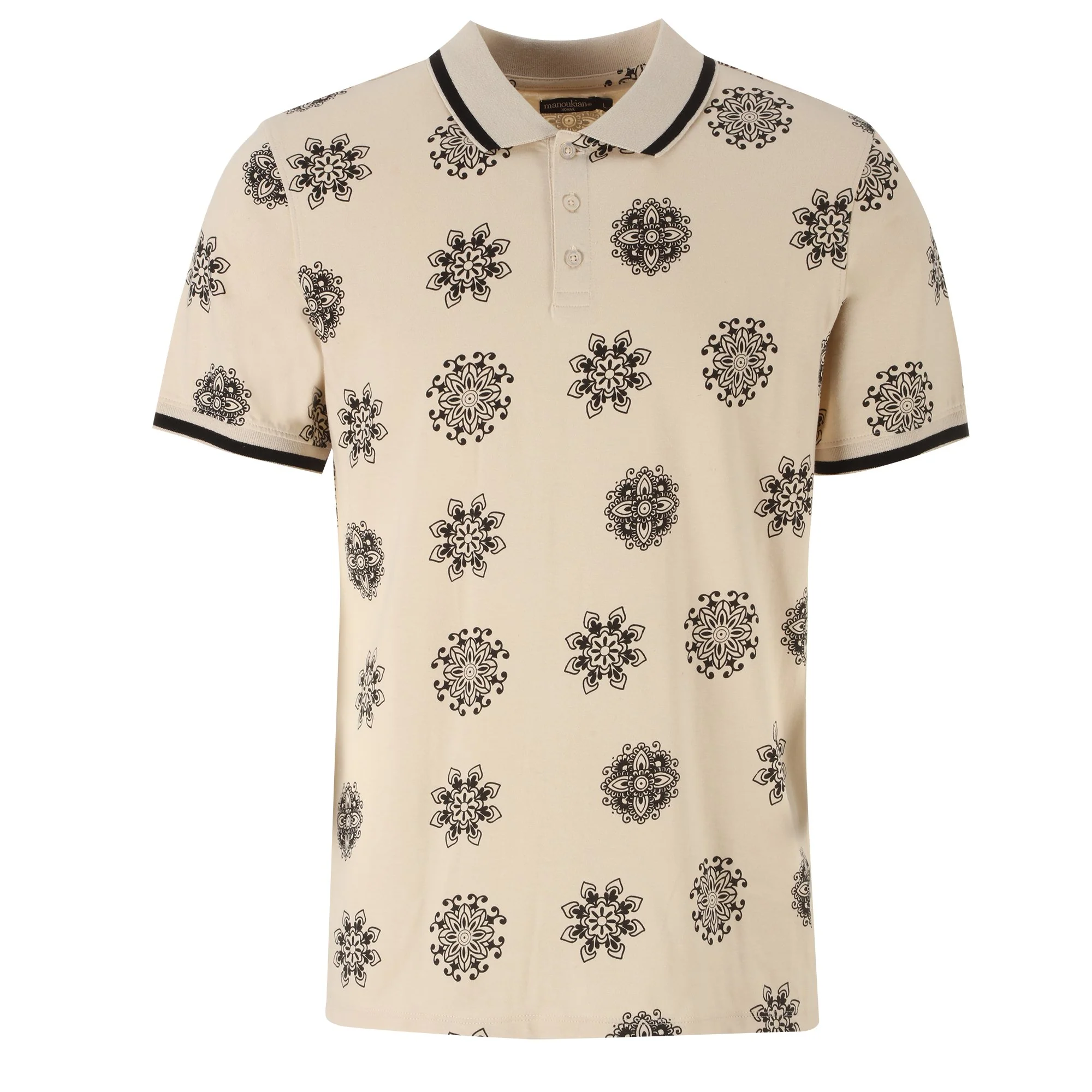 Polo manches courtes  - Beige