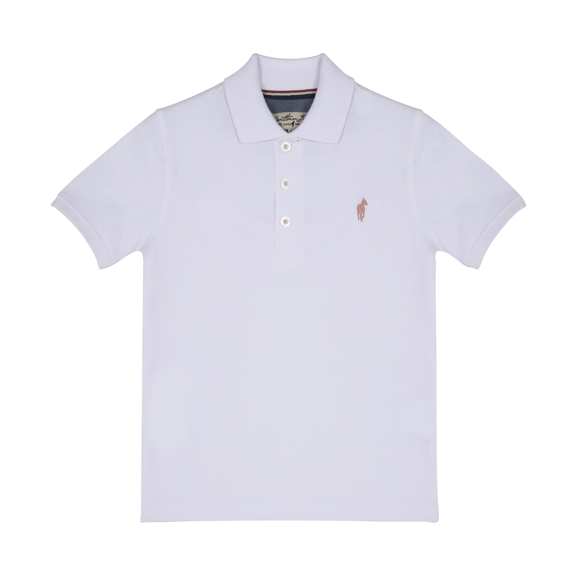 Polo manches courtes  - Blanc - Image 3
