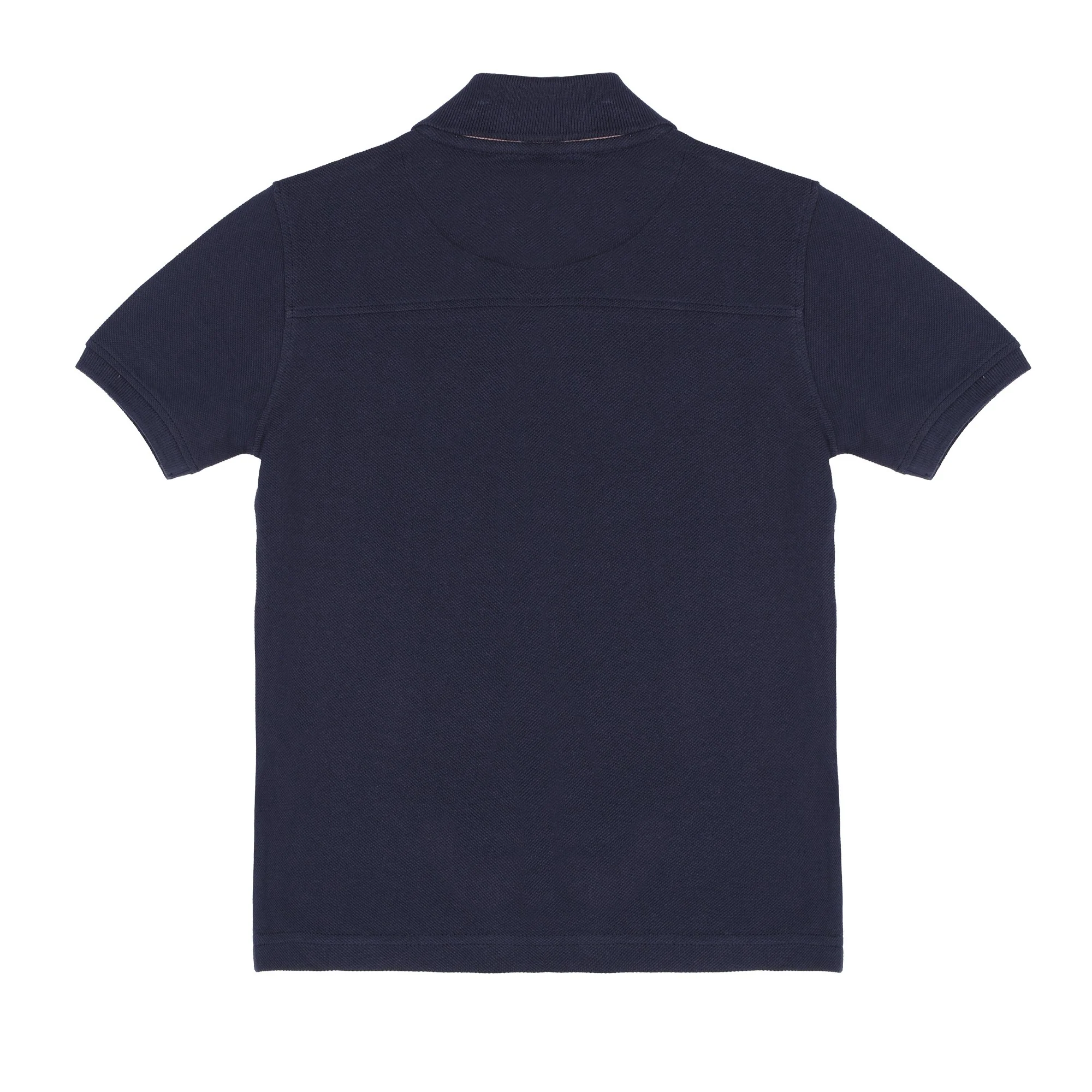 Polo manches courtes  - Bleu foncé - Image 4