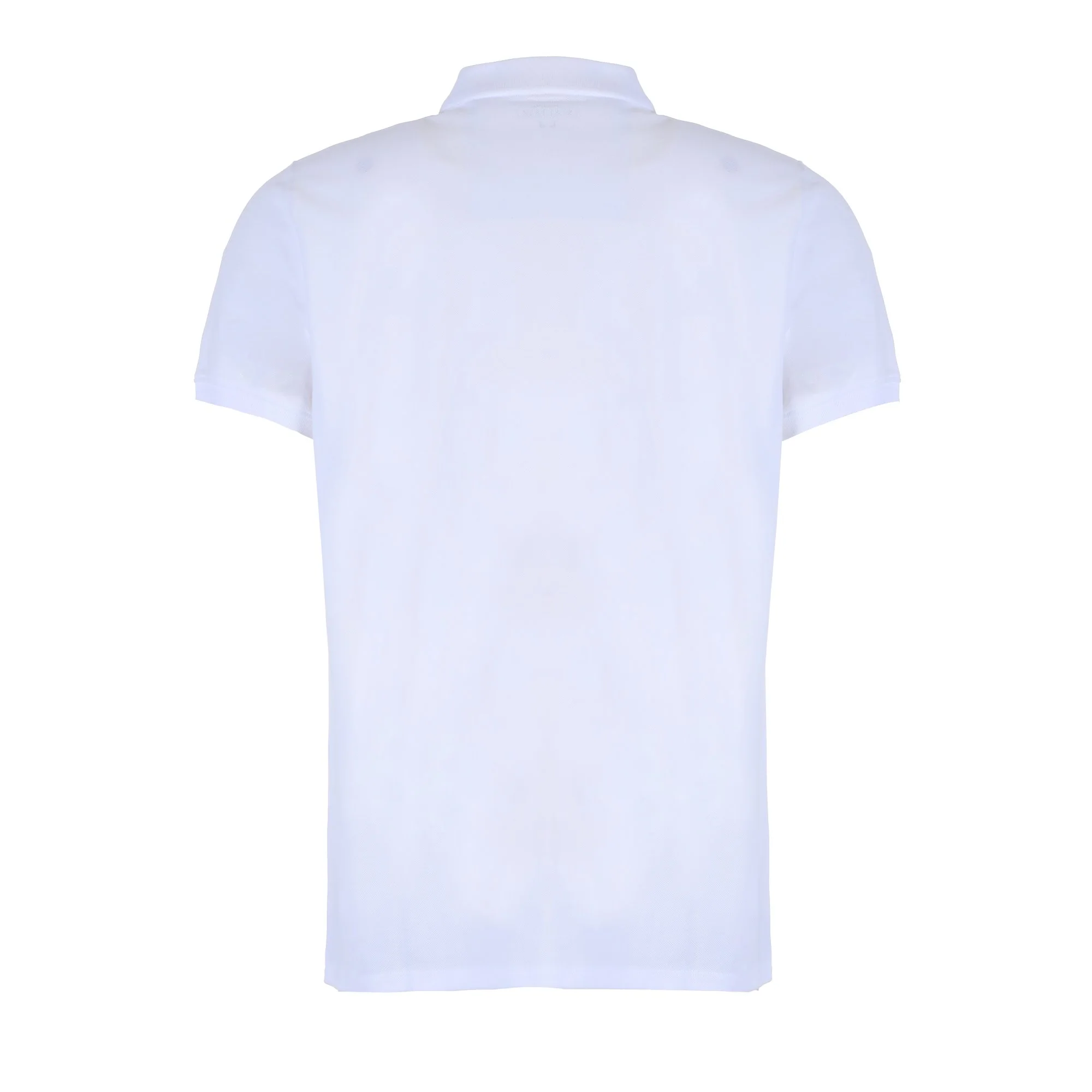 Polo manches courtes en maille piquée - Blanc - Image 2