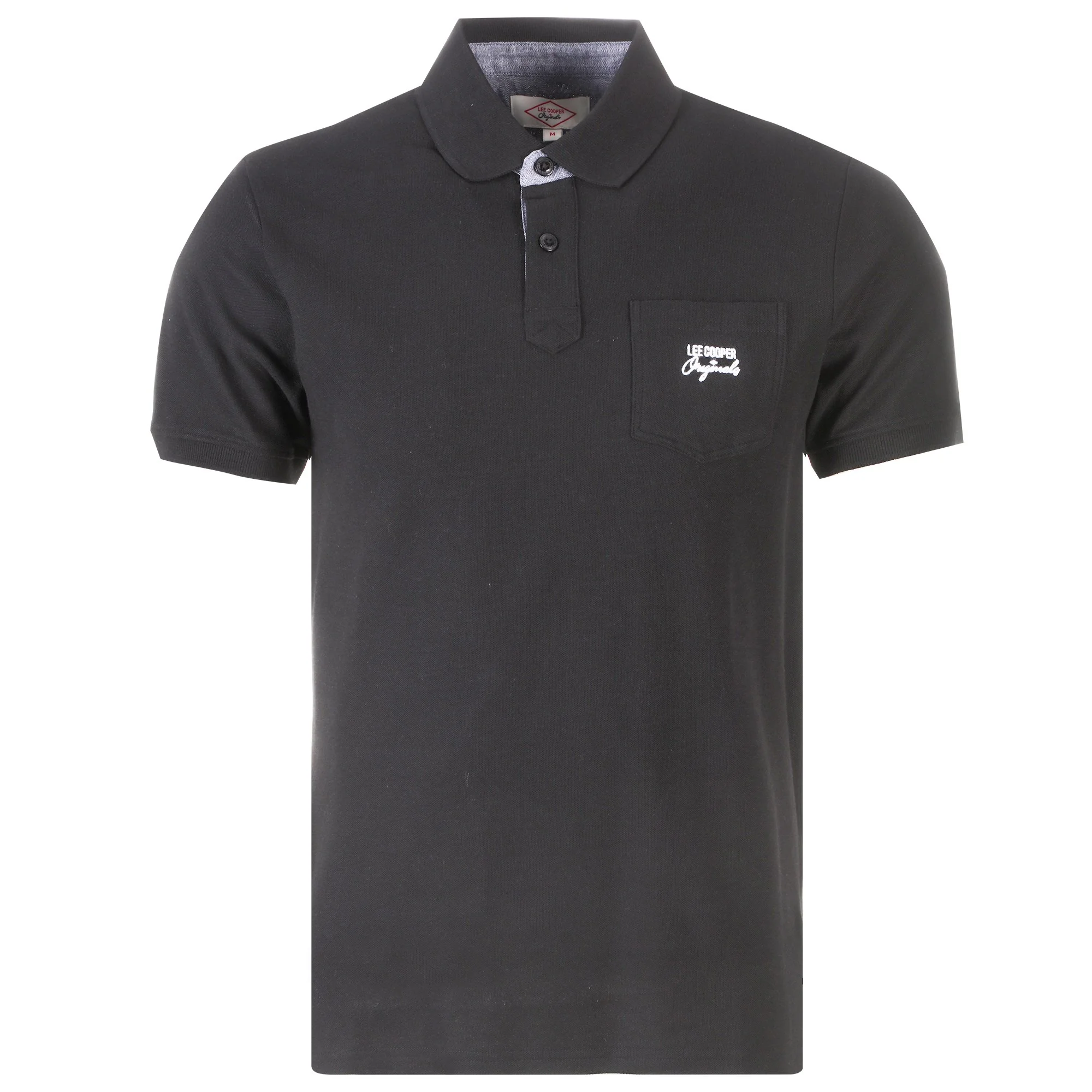 Polo manches courtes - Noir - Image 3