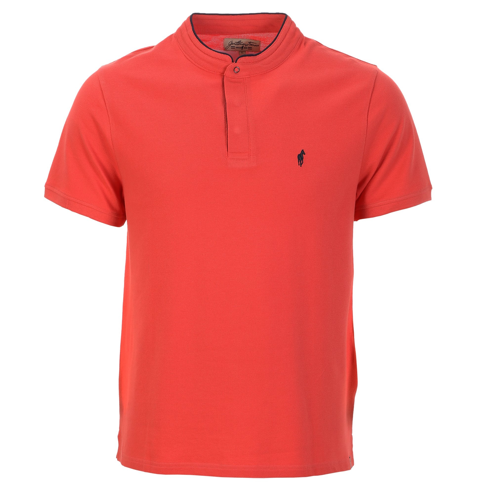 POLO PIQUE MC UNI BRODERIE POITRINE DU M AU XXL - Rouge