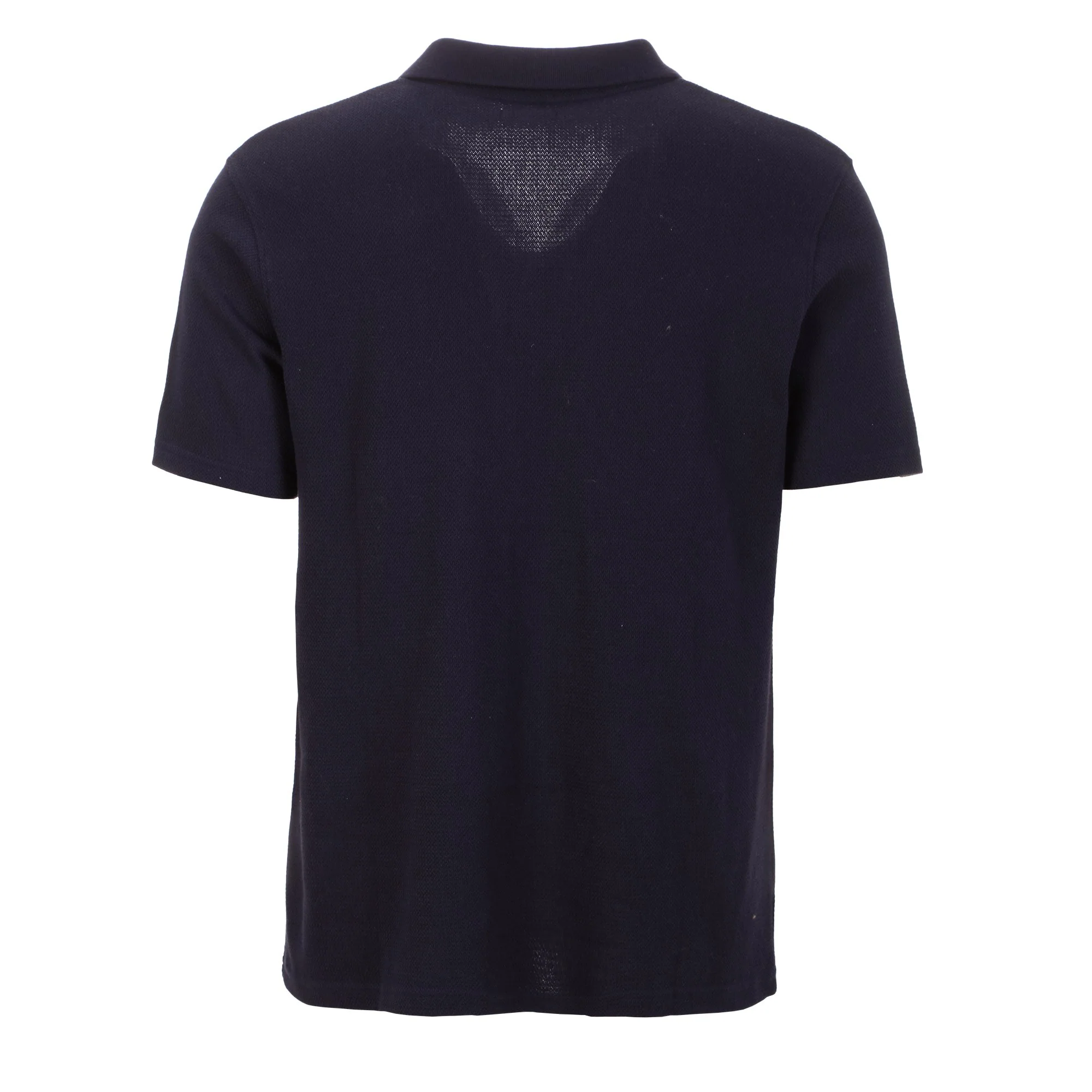 Polo texturé - Bleu foncé - Image 2