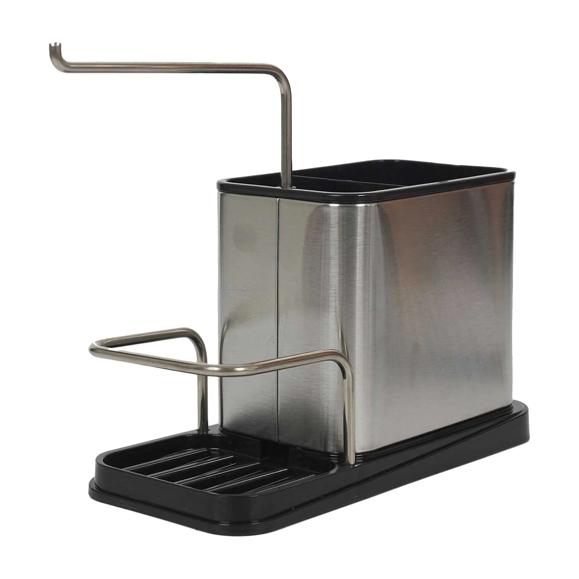 Porte éponge et brosse en inox