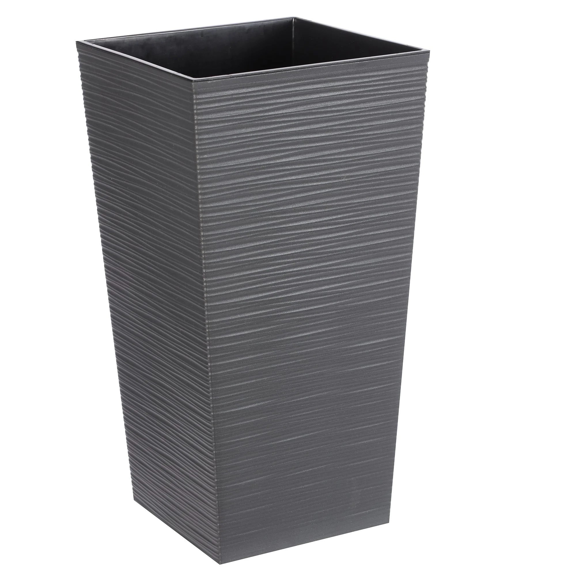 POT CARRE  EFFET BOIS 25X25XH46.5 CM - Image 3