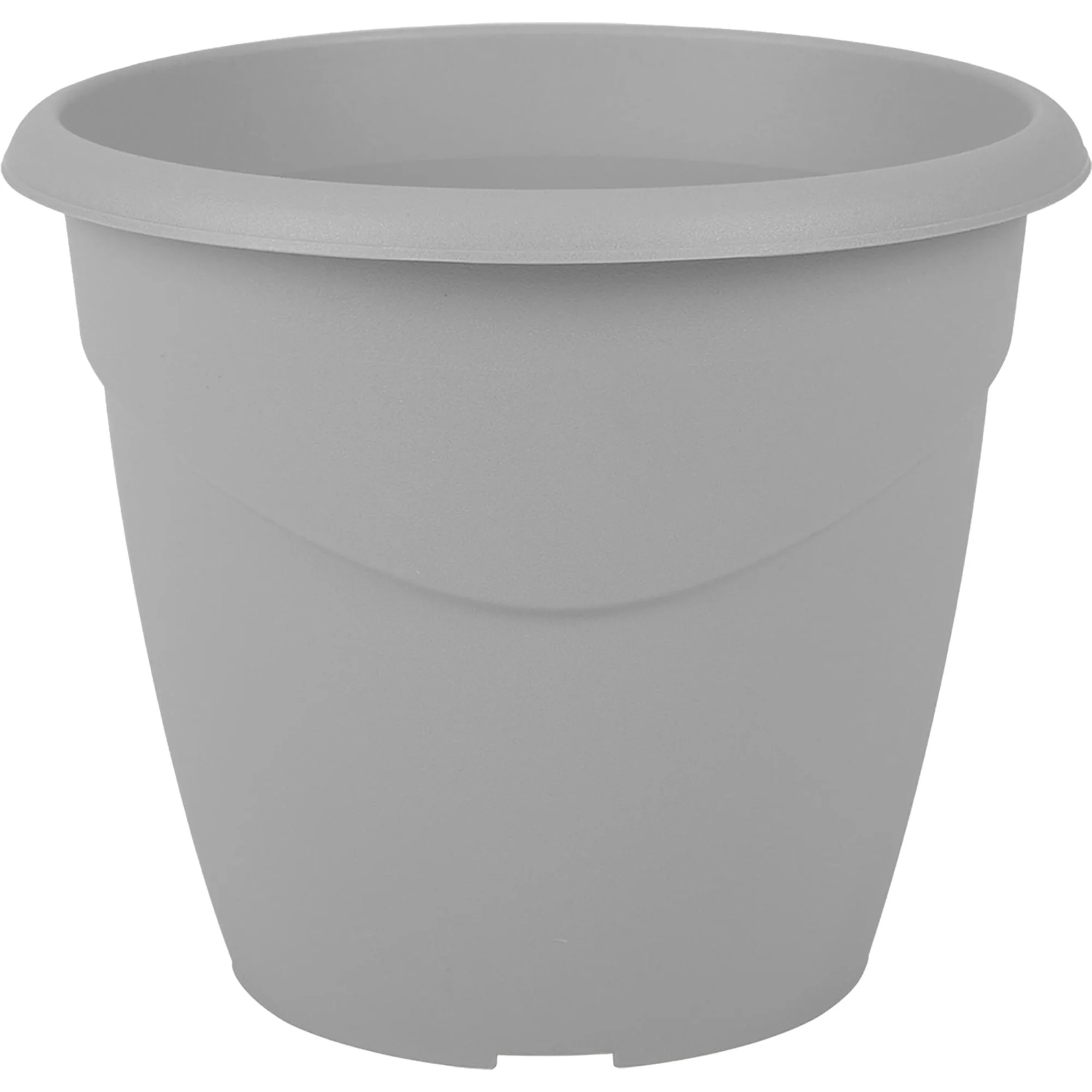 Pot en plastique gris foncé