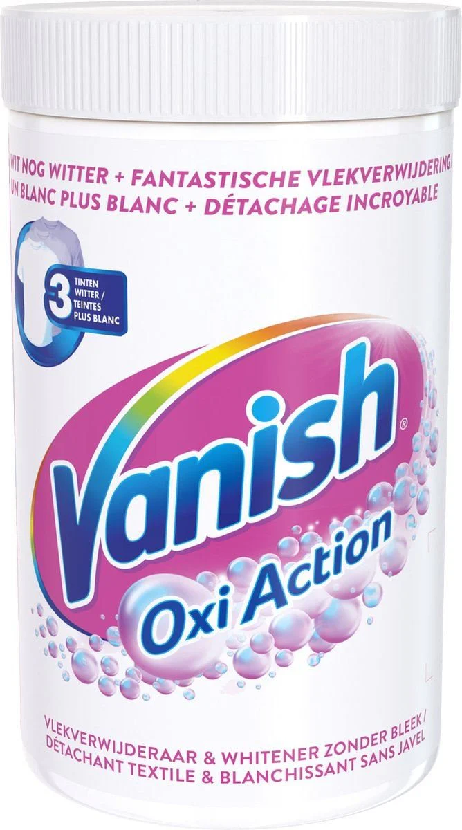 Poudre détachante textile oxi action crystal blanc