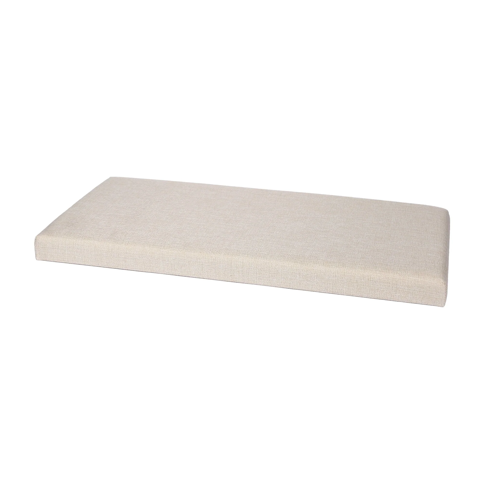 Pouf double pliable imitation lin - Image 3