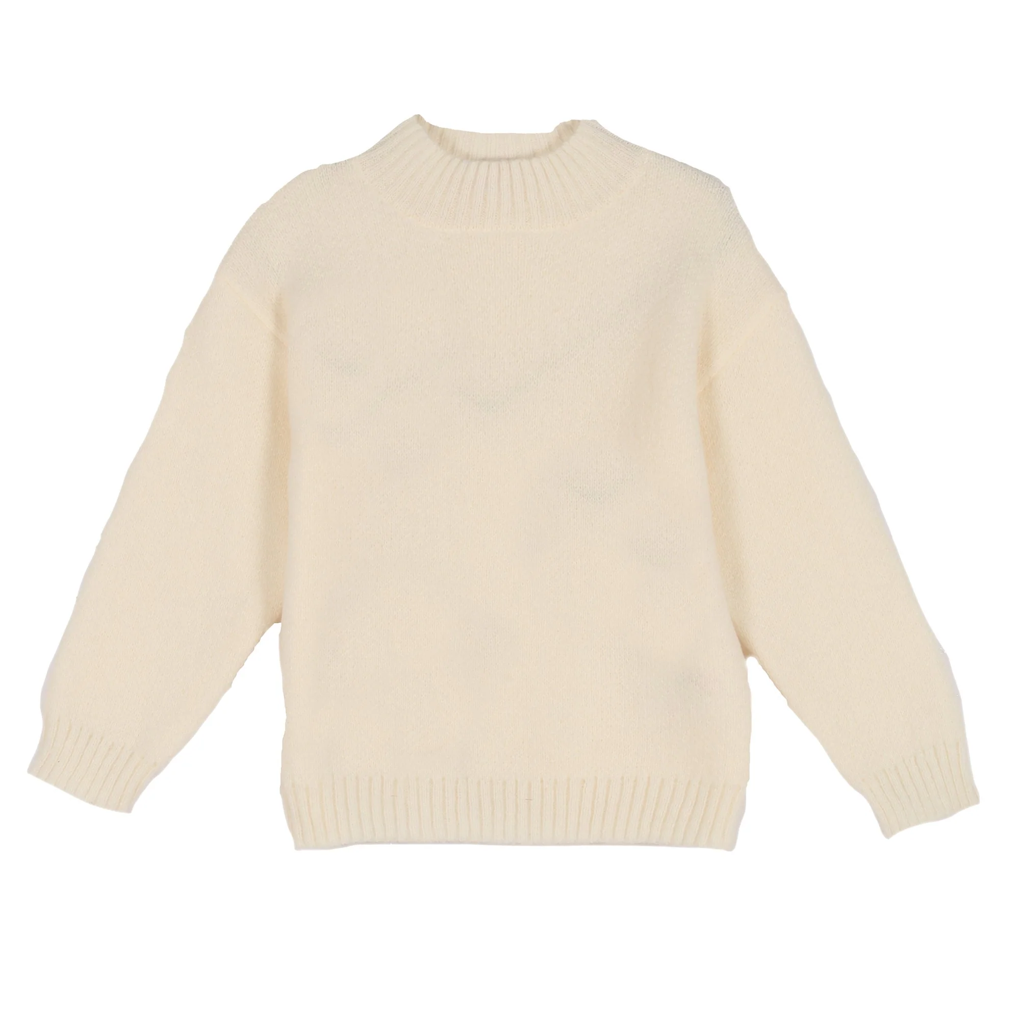 Pull col montant 3/12 ans - Blanc - Image 2