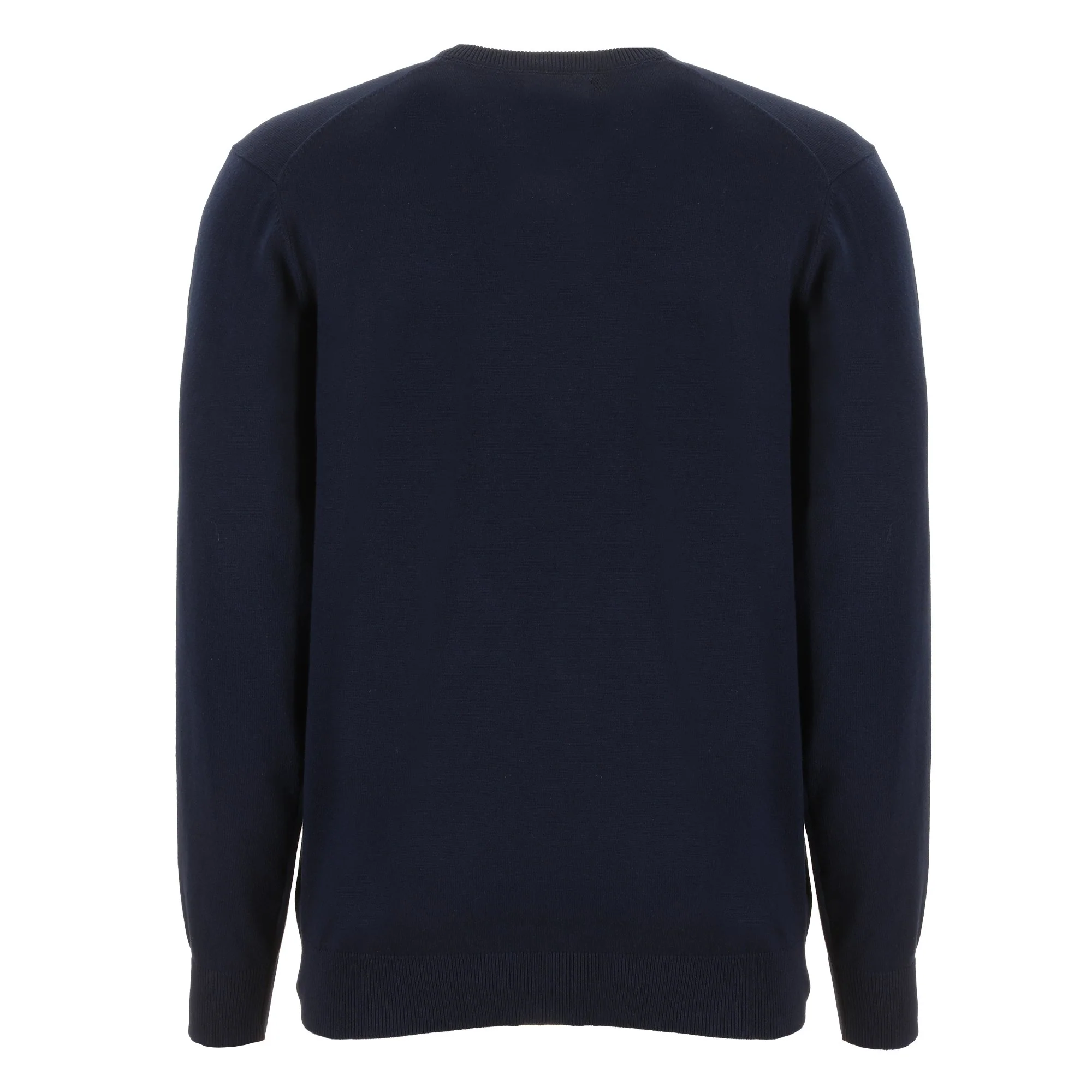 Pull col rond  - Bleu foncé - Image 2