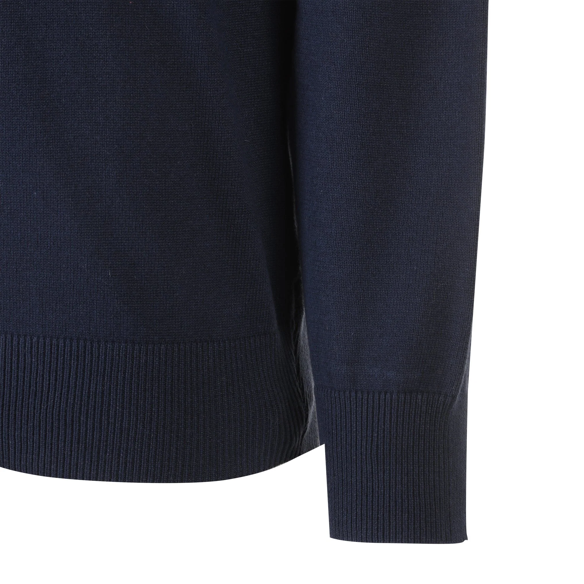 Pull col rond  - Bleu foncé - Image 3