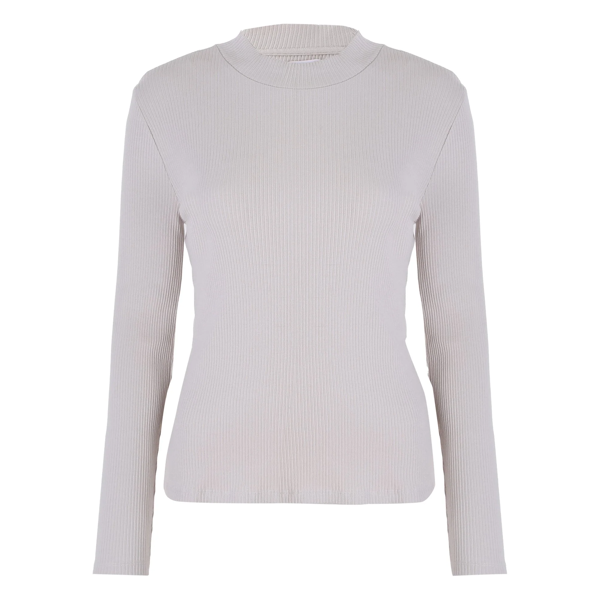 Pull col roulé  - Marron