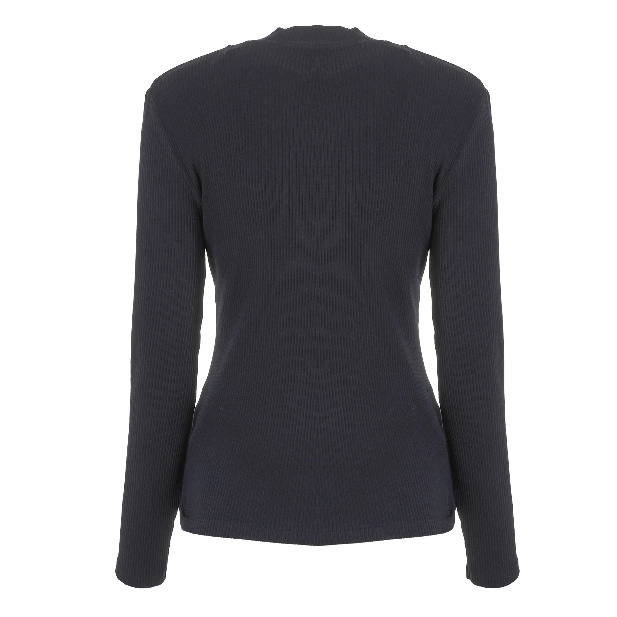 Pull col roulé  - Noir - Image 4