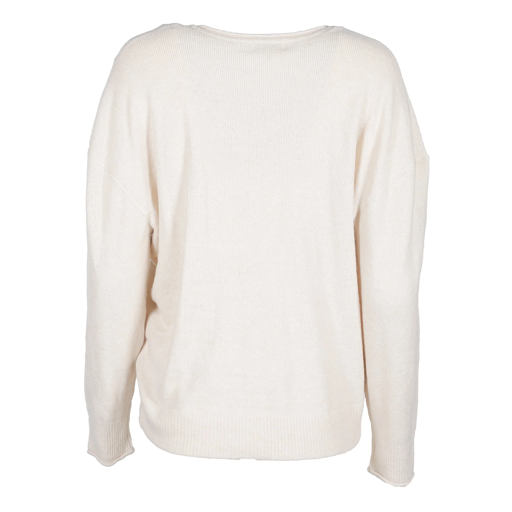 Pull col V - Beige - Image 3