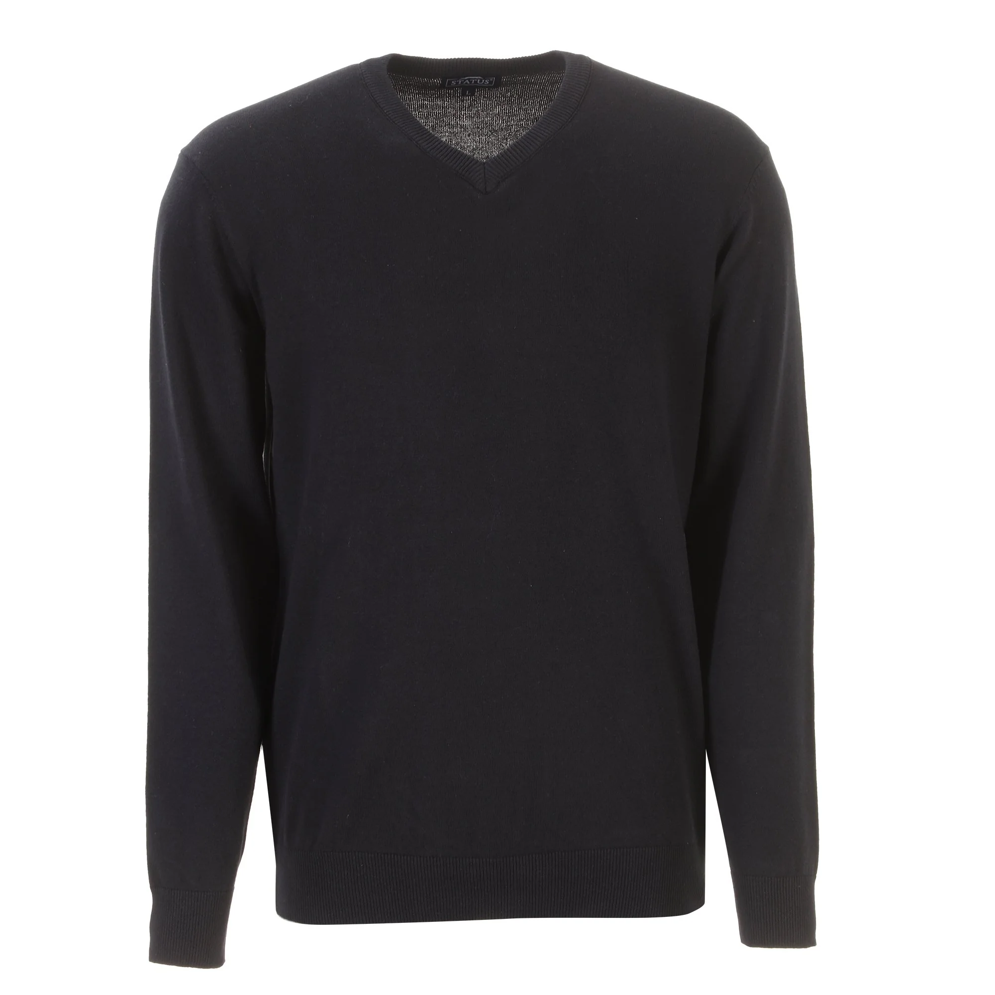 Pull col V  - Gris